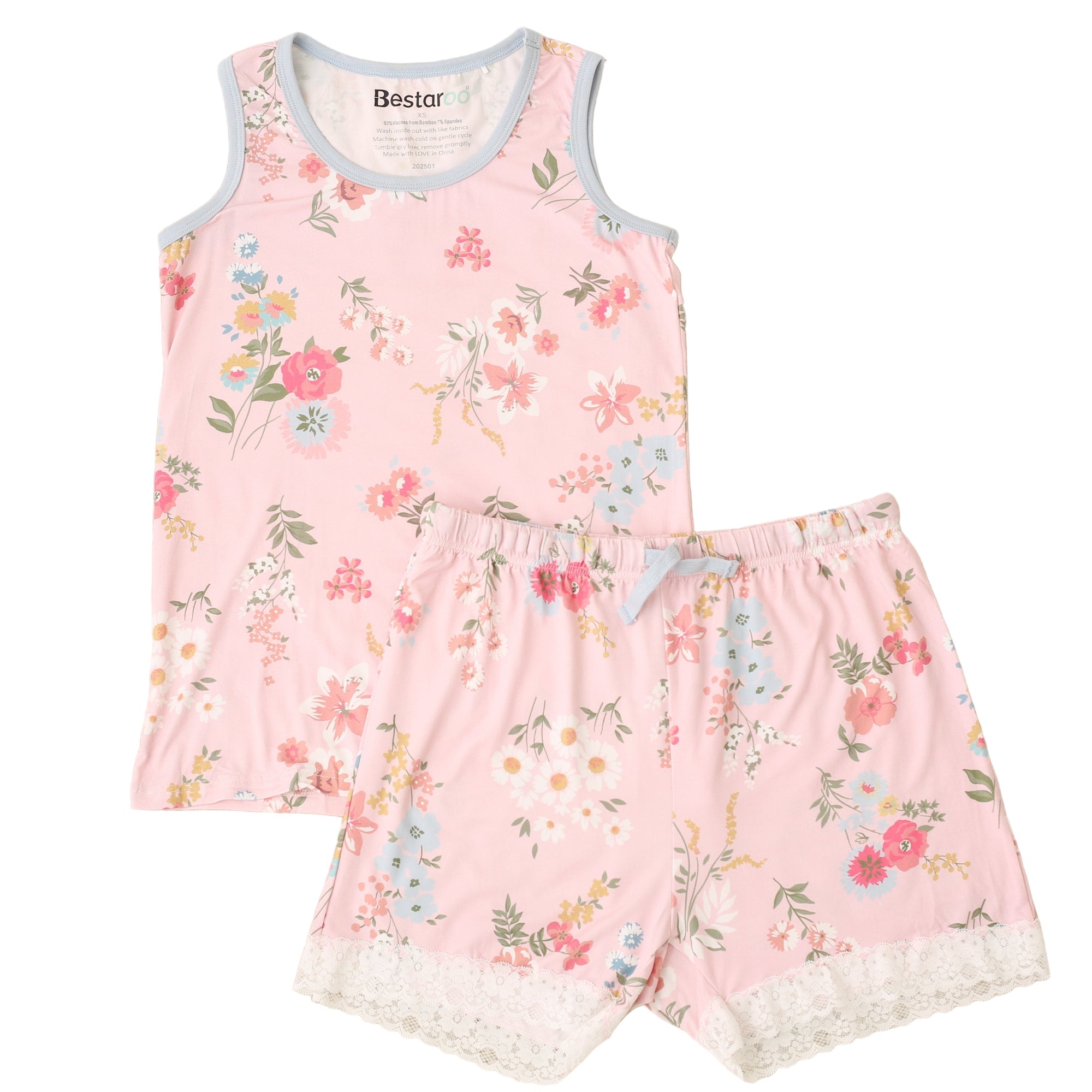 Ditzy Floral Mom Shorts Set