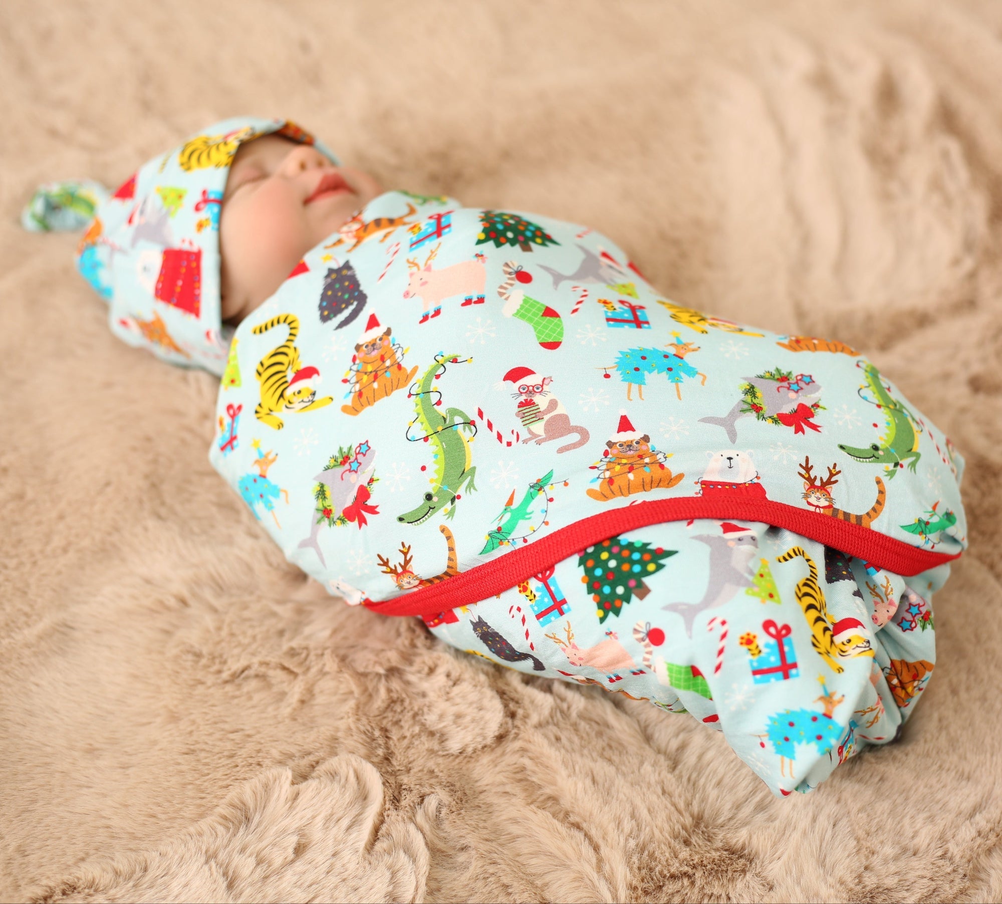 Crackling Christmas Swaddle