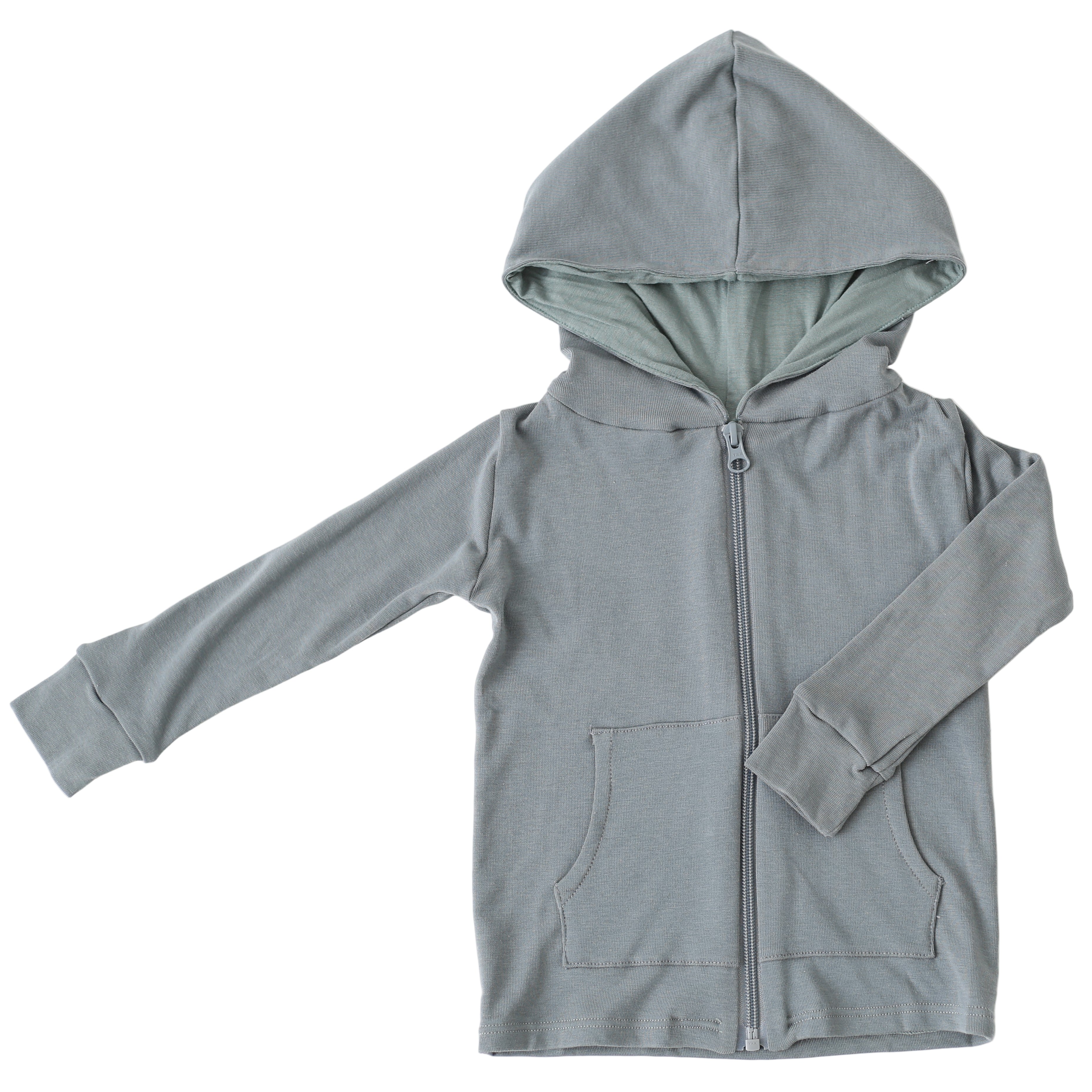 Slate Zipper Hoodie