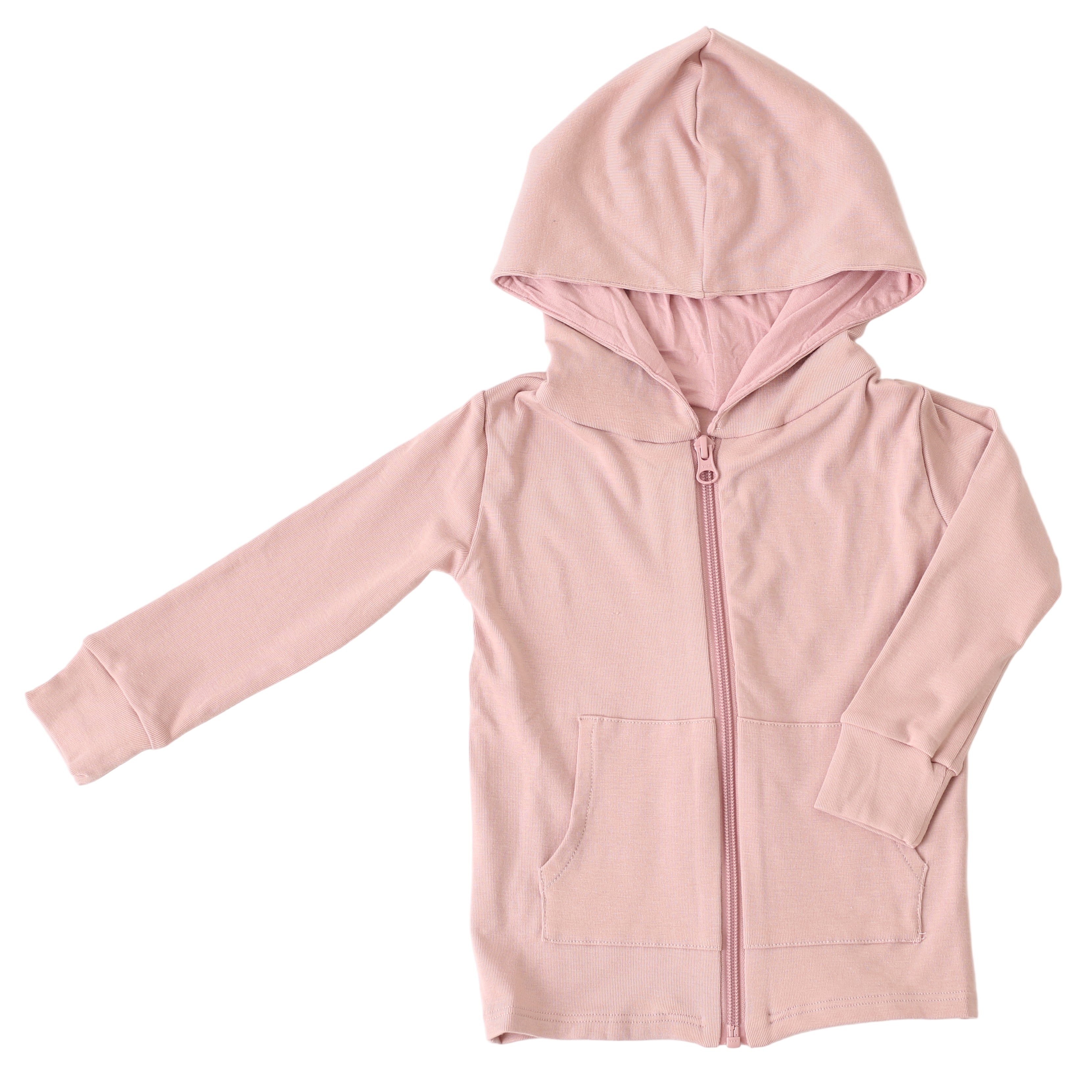 Blush Zipper Hoodie
