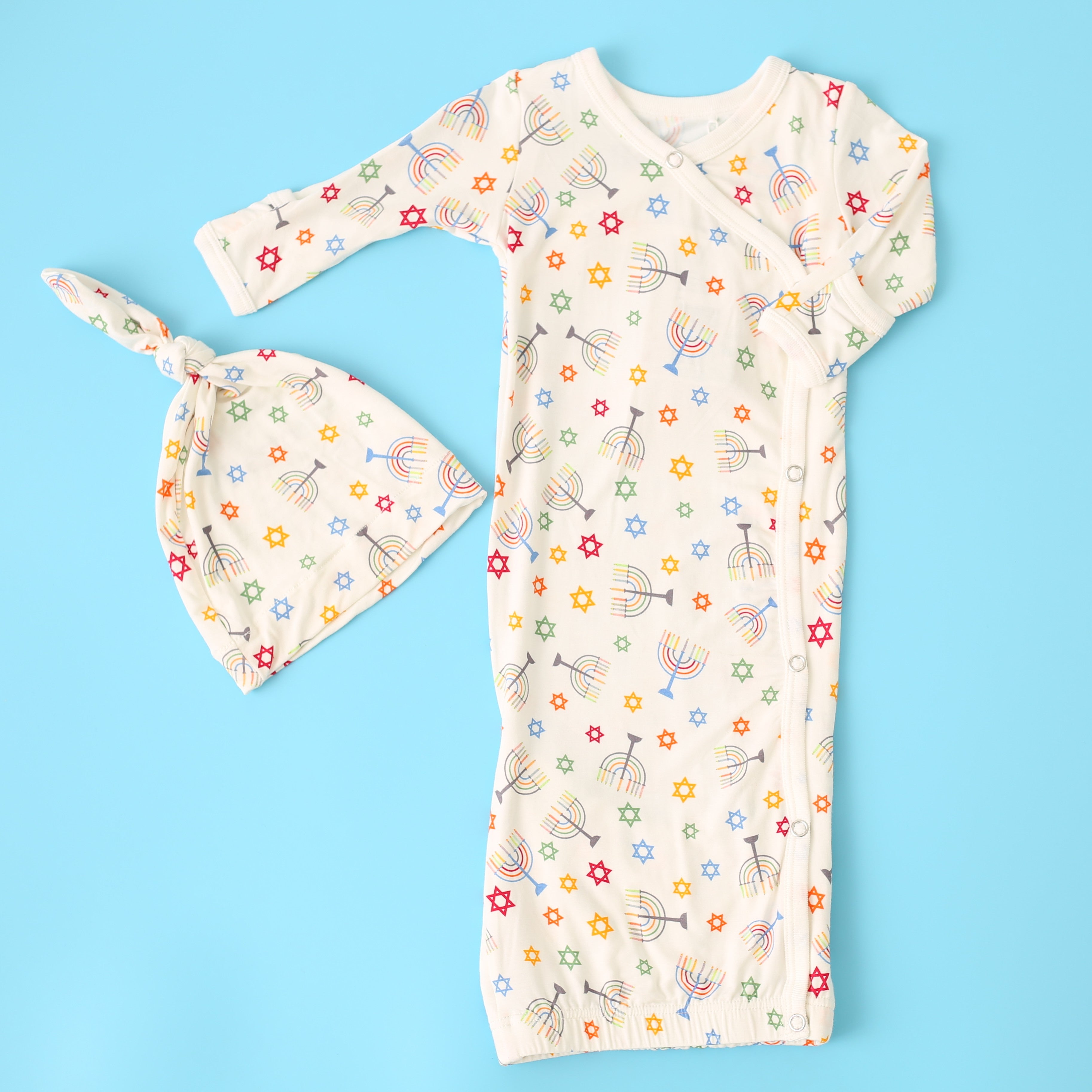 Happy Hanukkah Gown & Hat