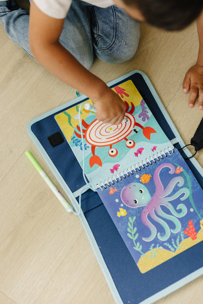 Totebook Kids Dry Erase Activity Kit - Set Of 2 Books