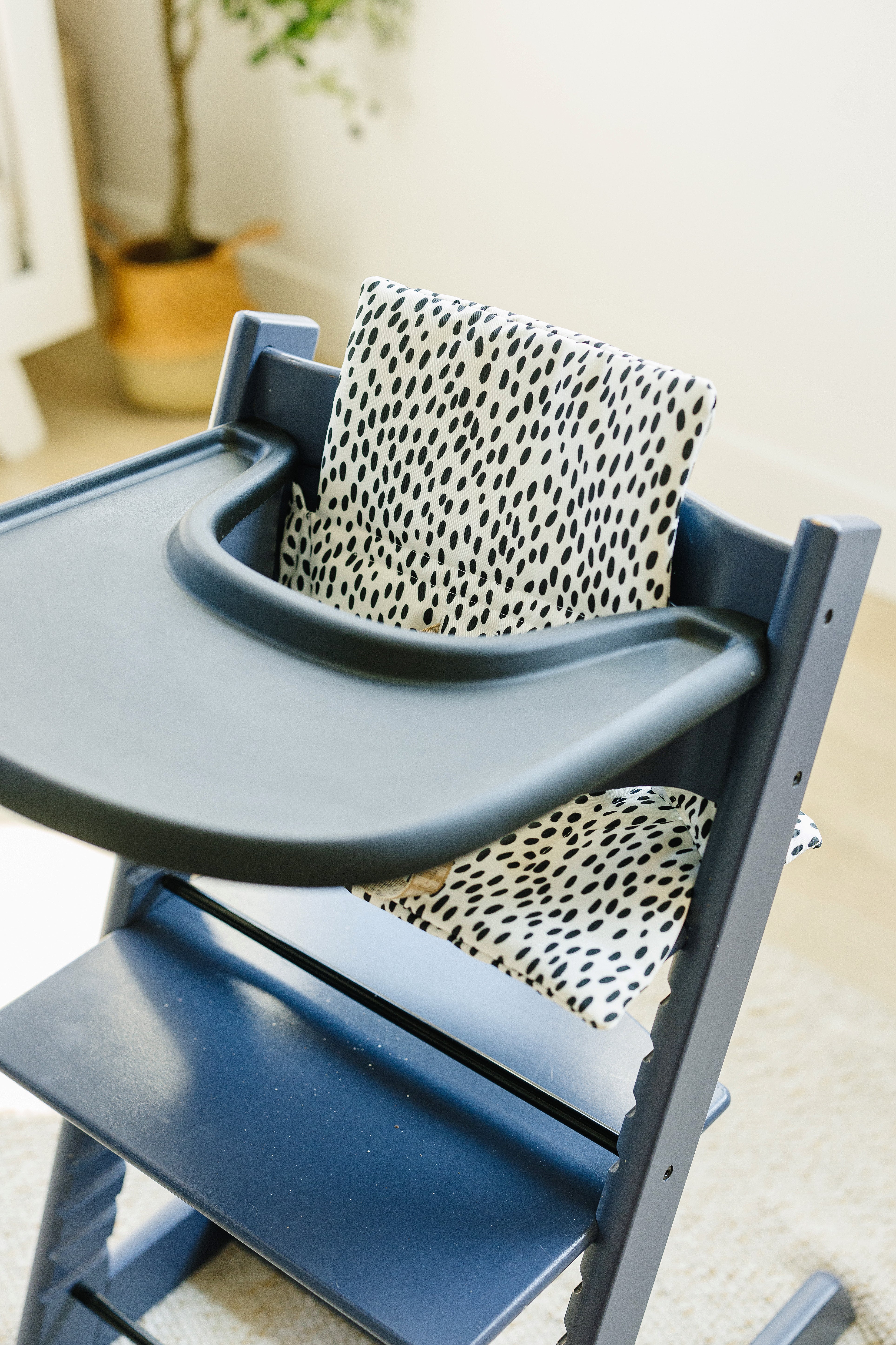 Black Dots Cushion For The Stokke Tripp Trapp Highchair