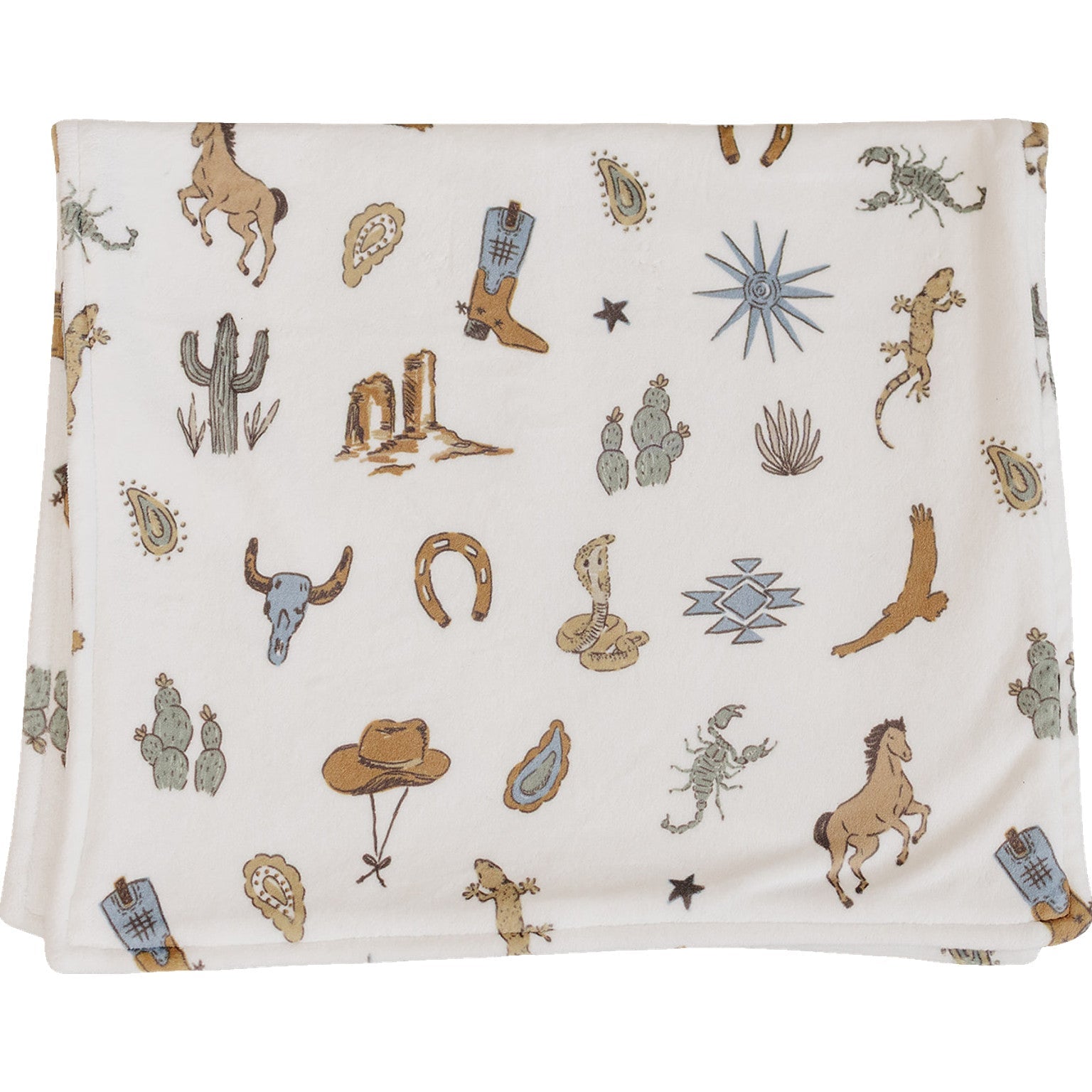 Desert West Luxe Fleece Burp Cloth