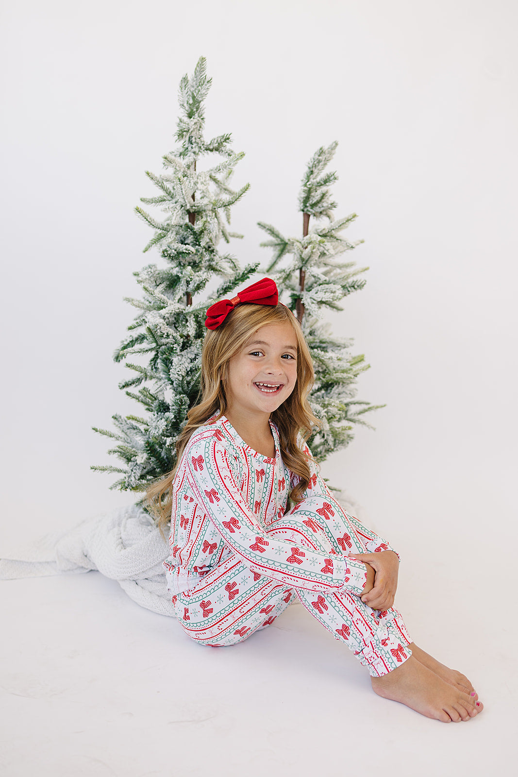 Bamboo Two Piece Set | Retro Candy Cane