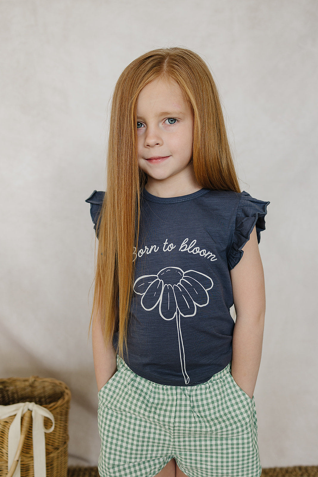 Born To Bloom Ruffle Tee