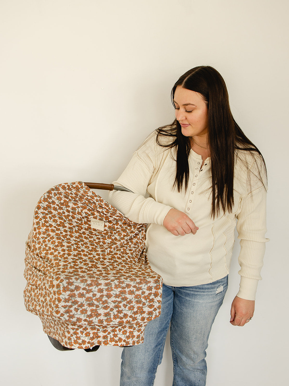 Cream Magnolia Bamboo Multi-use Cover