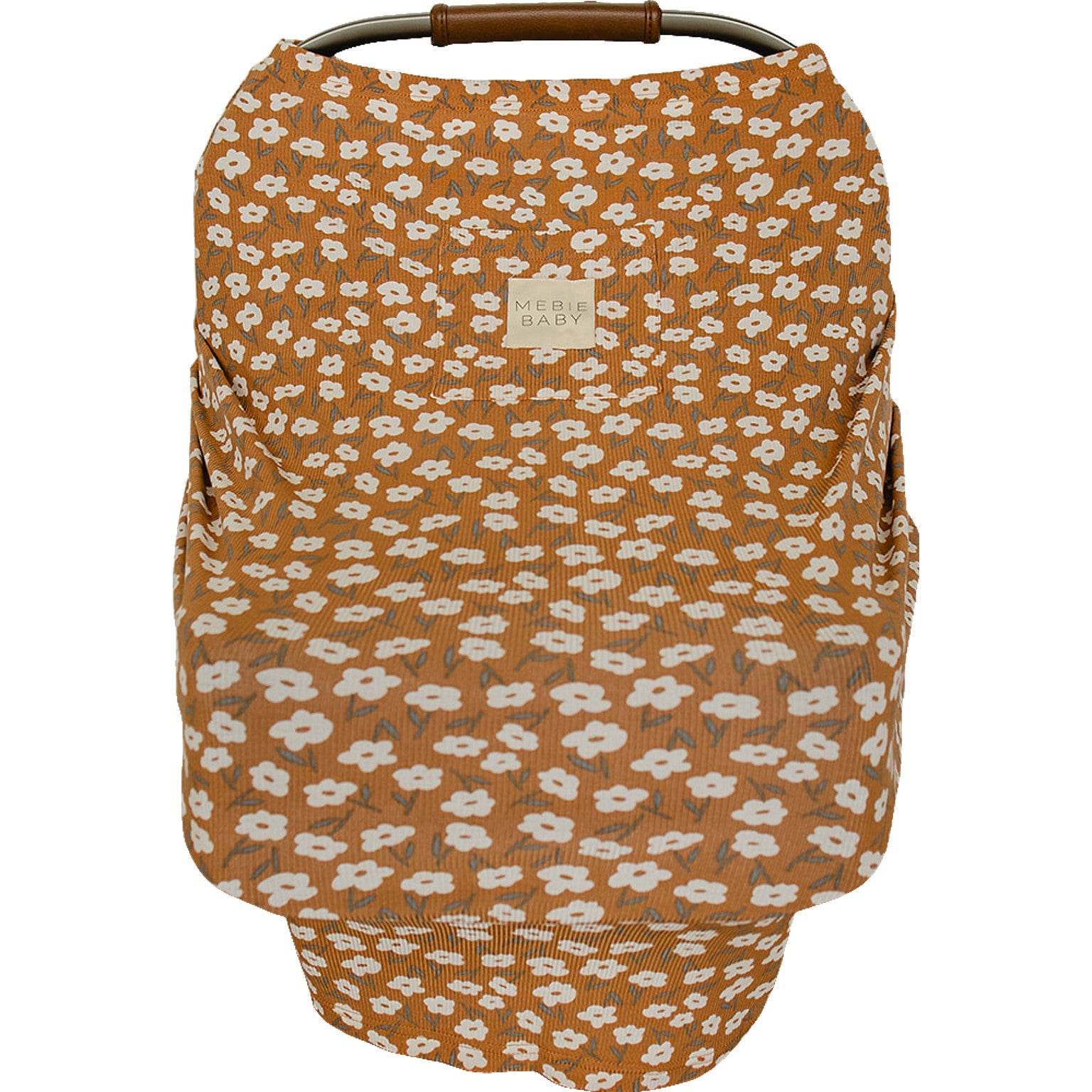 Mustard Floral Bamboo Multi-use Cover
