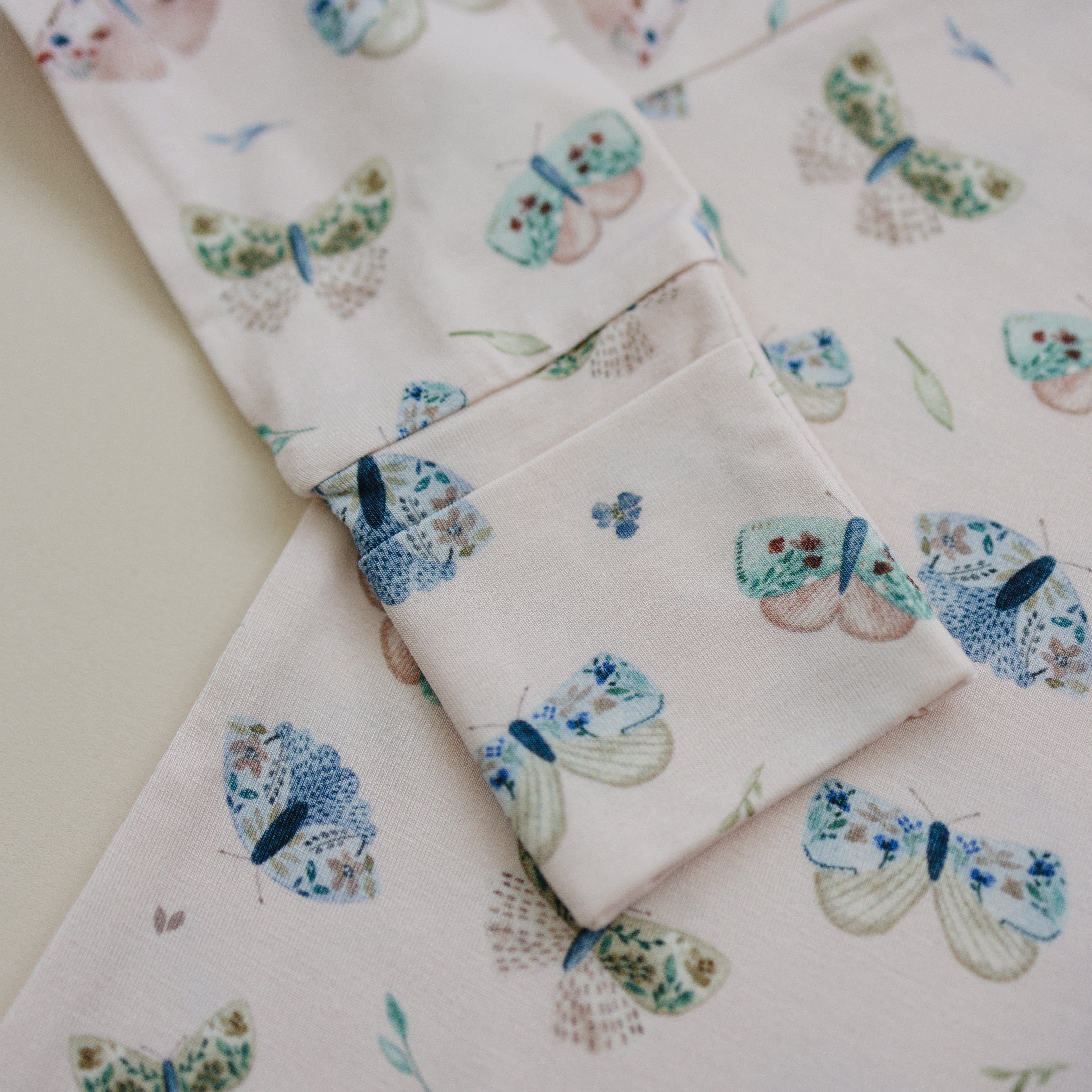 Luna Moths Bamboo Zippy Pajamas