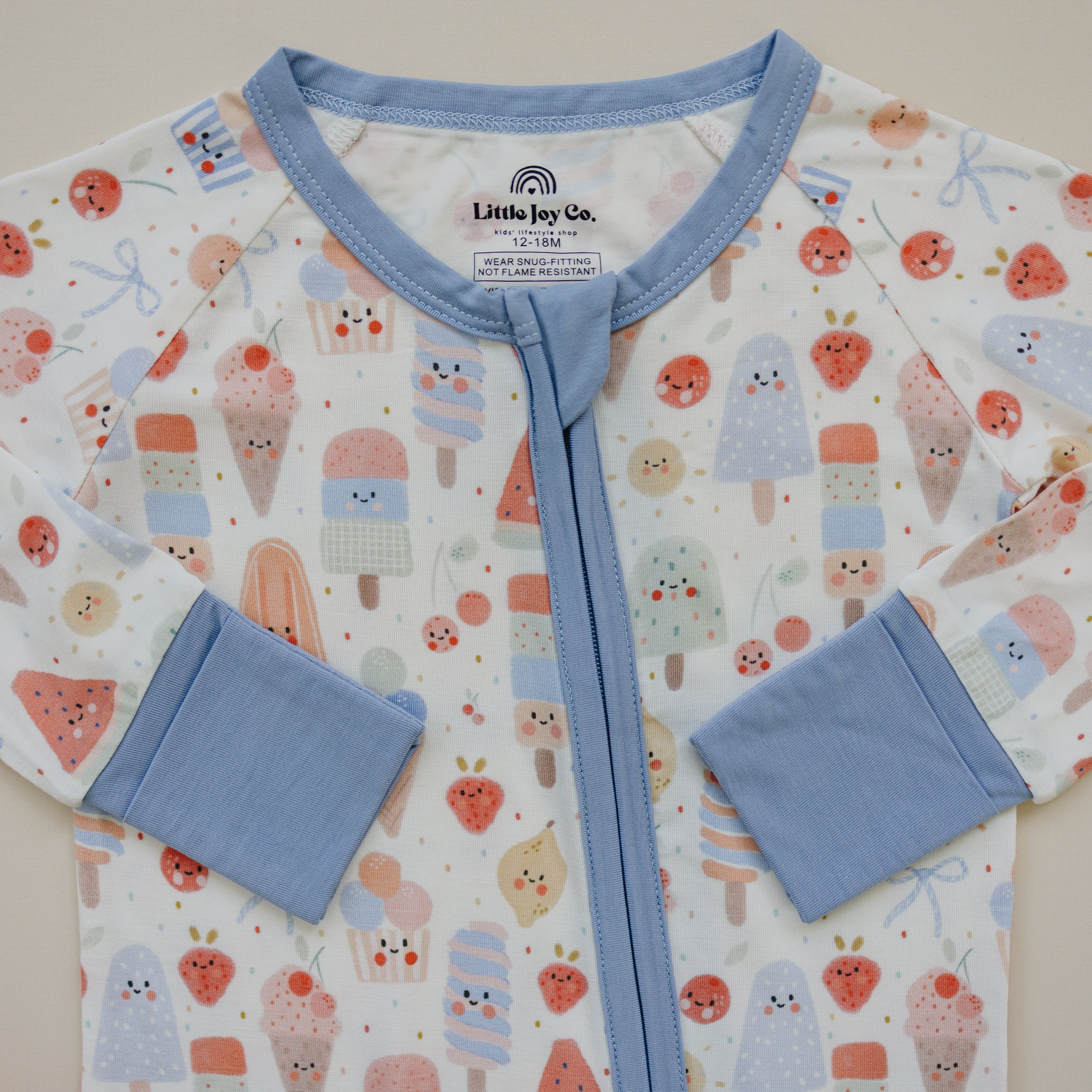 Sweet Summertime Bamboo Zippy Pajamas