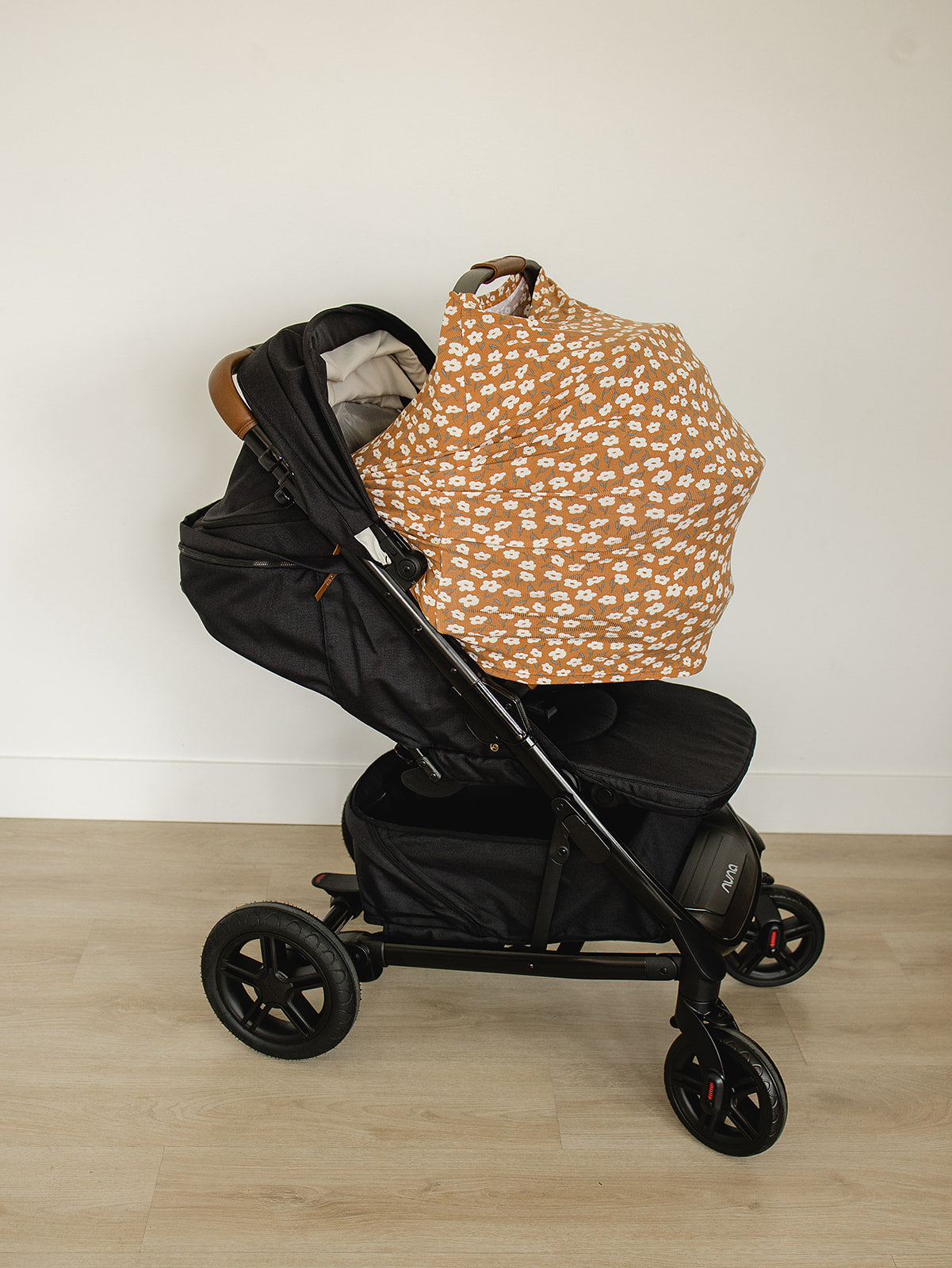 Mustard Floral Bamboo Multi-use Cover