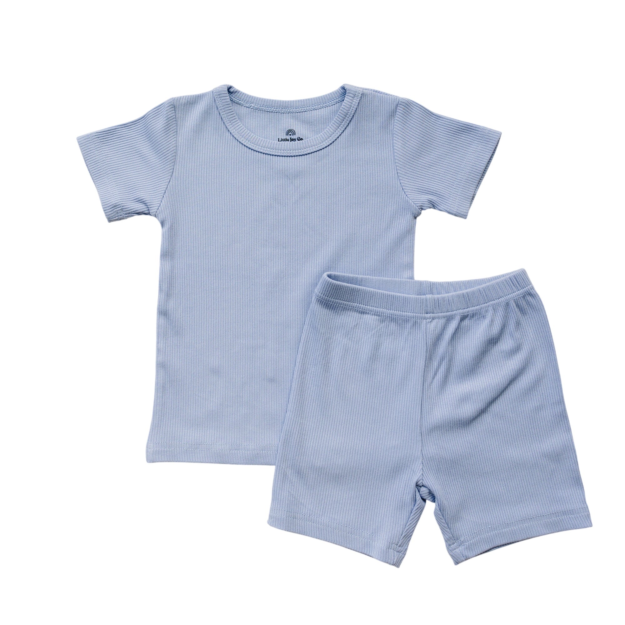 Solid Ribbed Bamboo 2pc Pajamas - More Colors