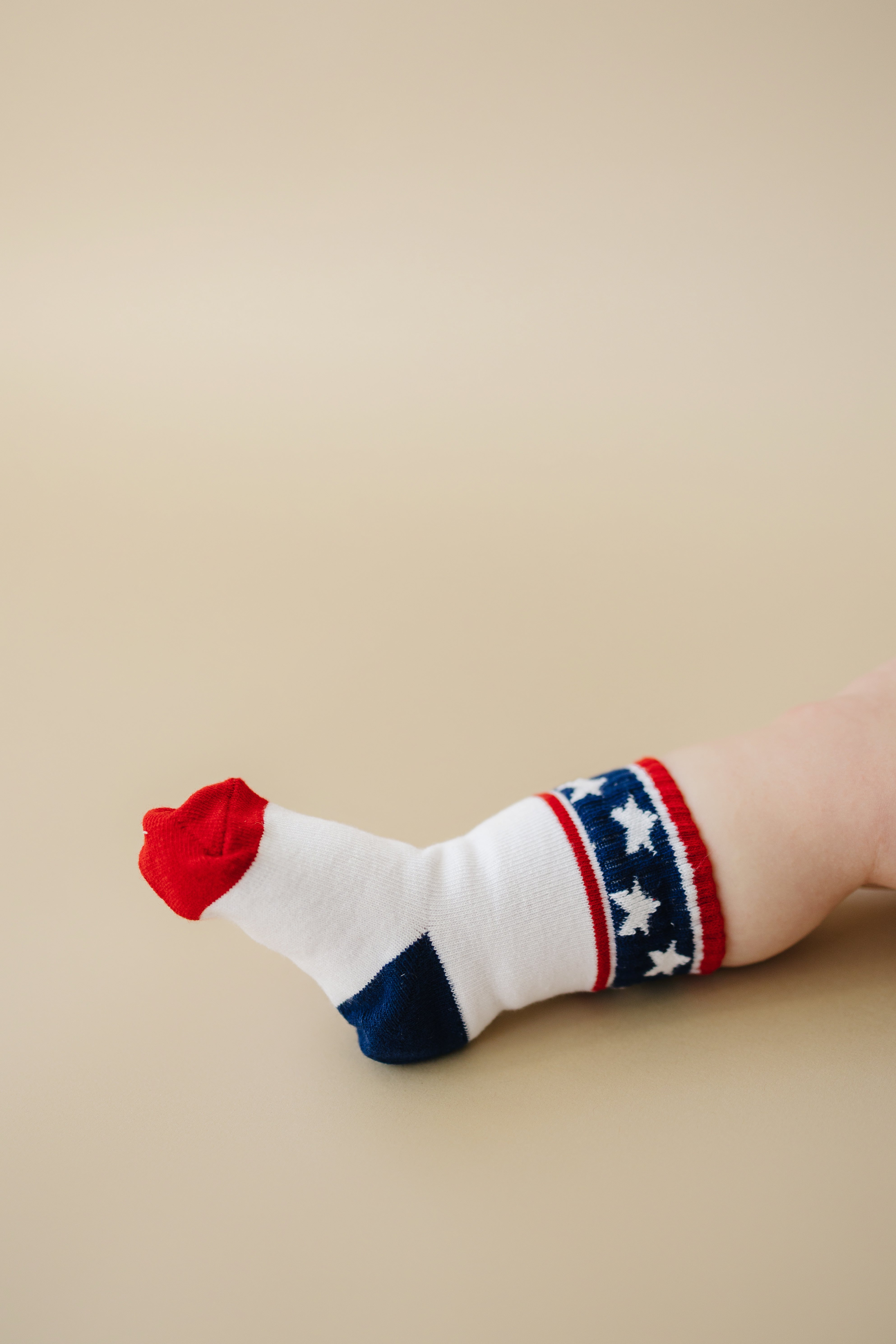 Stars And Stripes 4th Of July Socks - Infant, Toddler, Youth & Adult Sizes