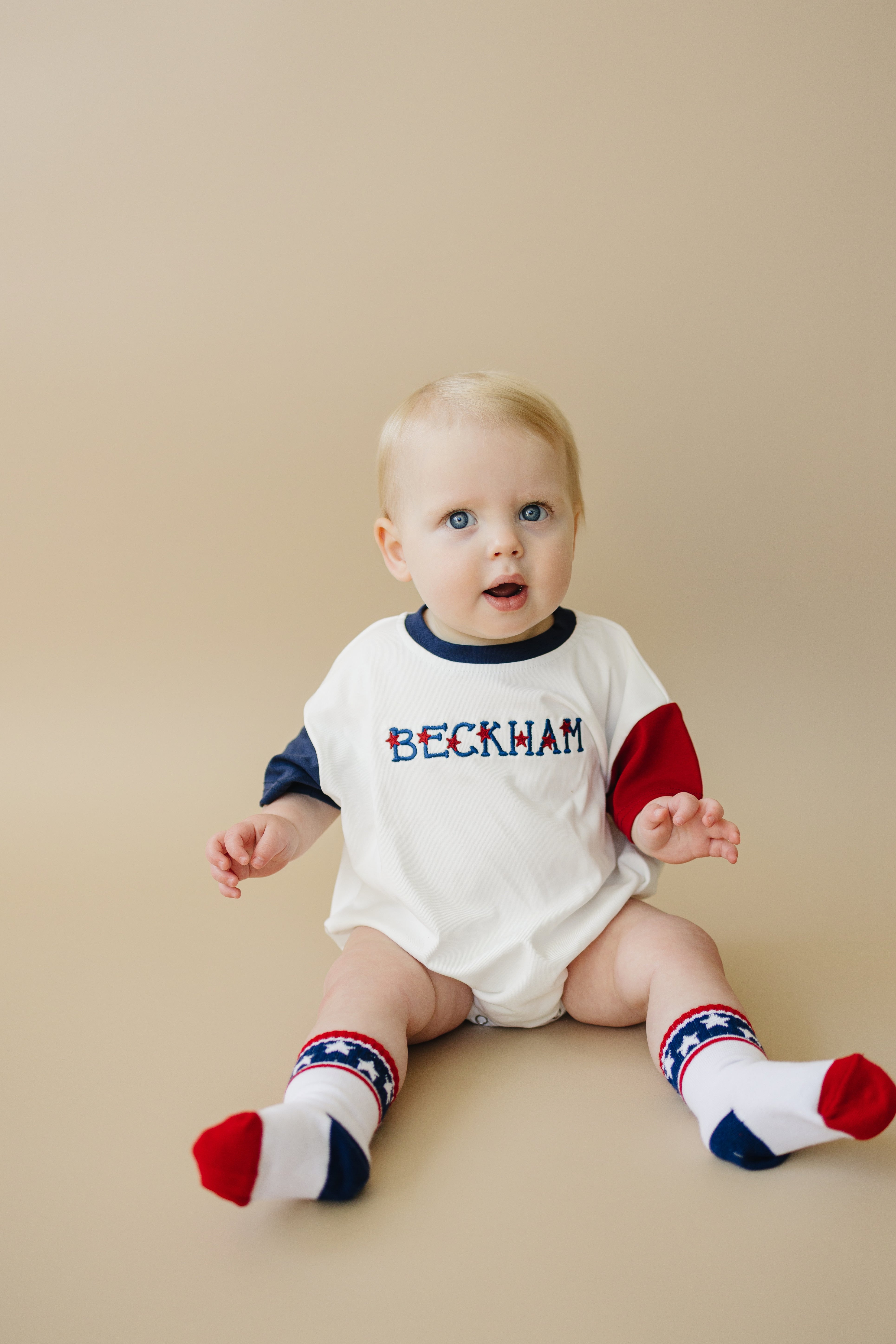 Stars And Stripes 4th Of July Socks - Infant, Toddler, Youth & Adult Sizes