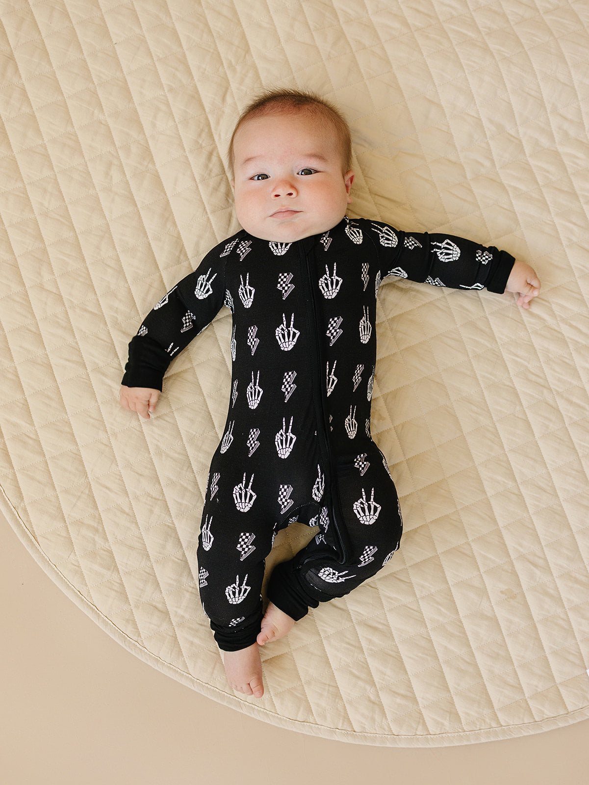 Bamboo Zip Romper | Skelly Vibes
