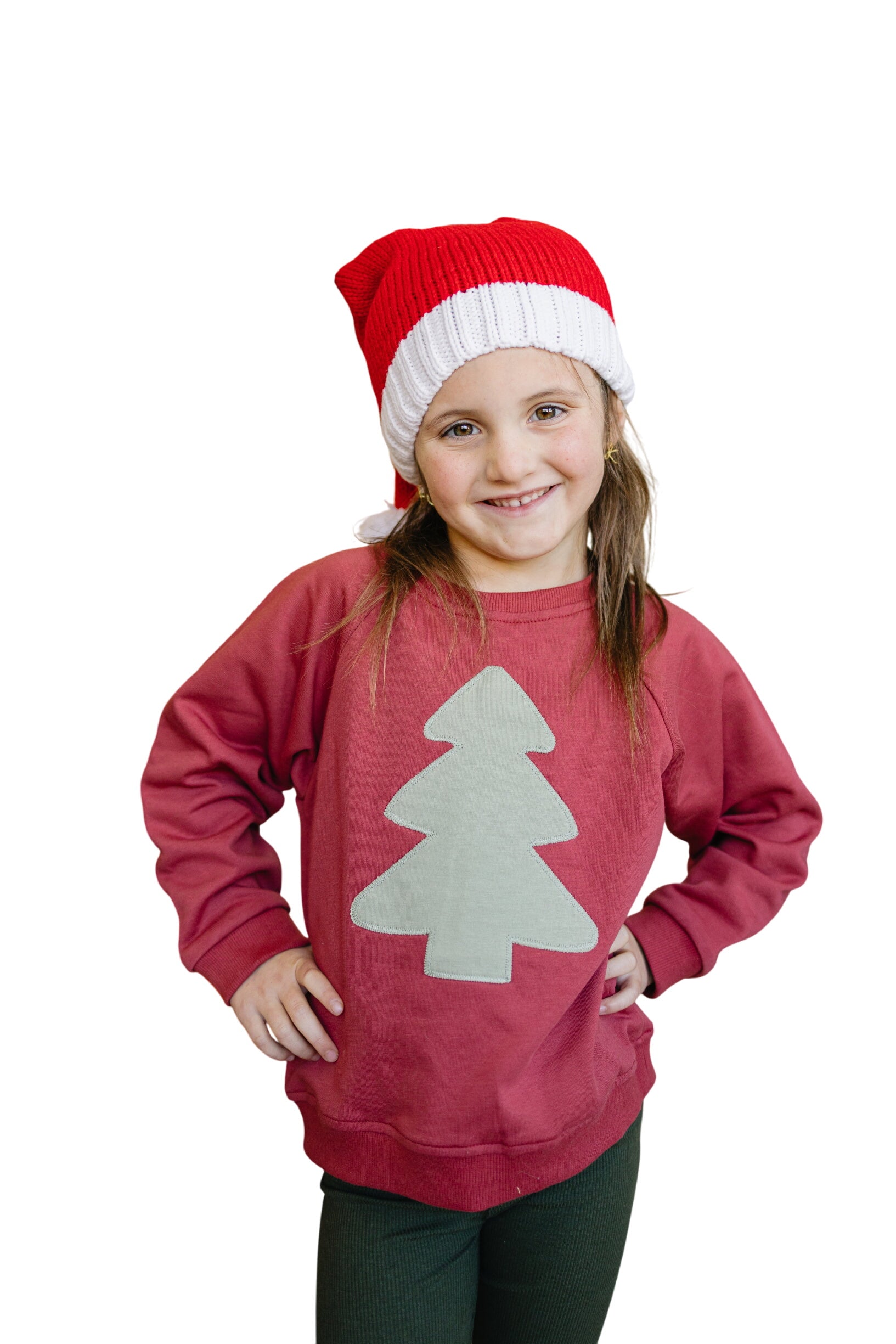 Christmas Tree Patch Sweatshirt
