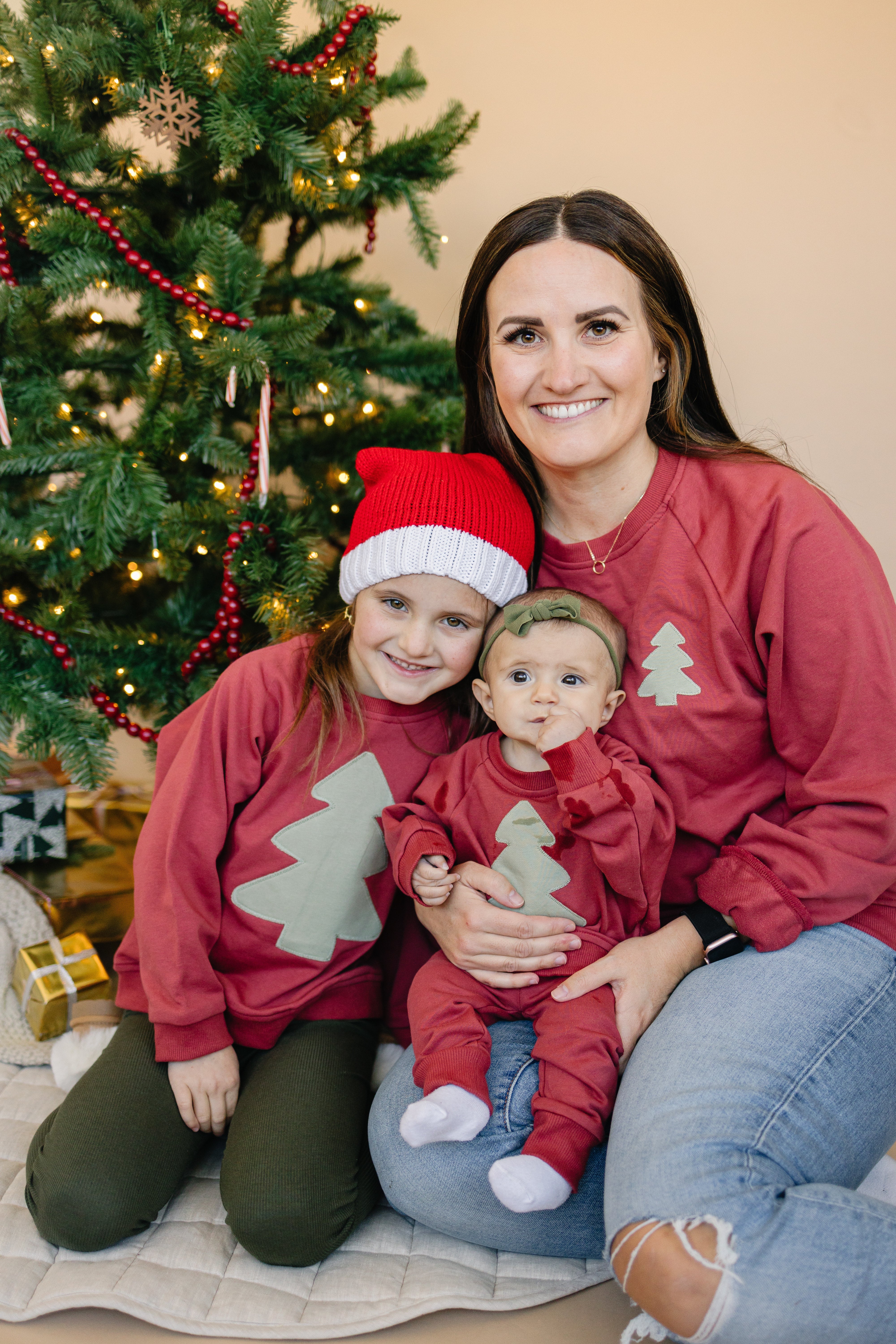 Christmas Tree Patch Sweatshirt