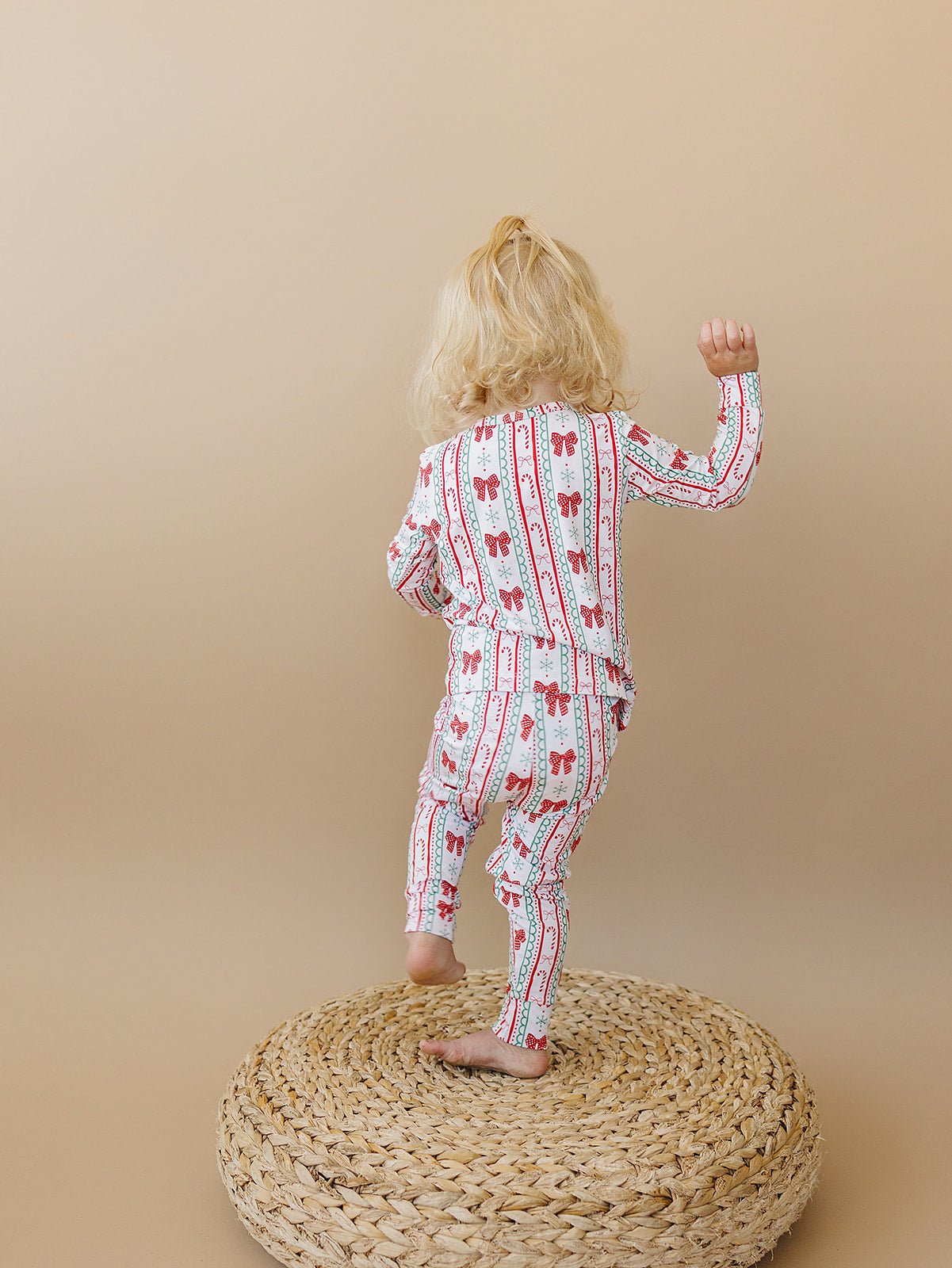 Bamboo Two Piece Set | Retro Candy Cane