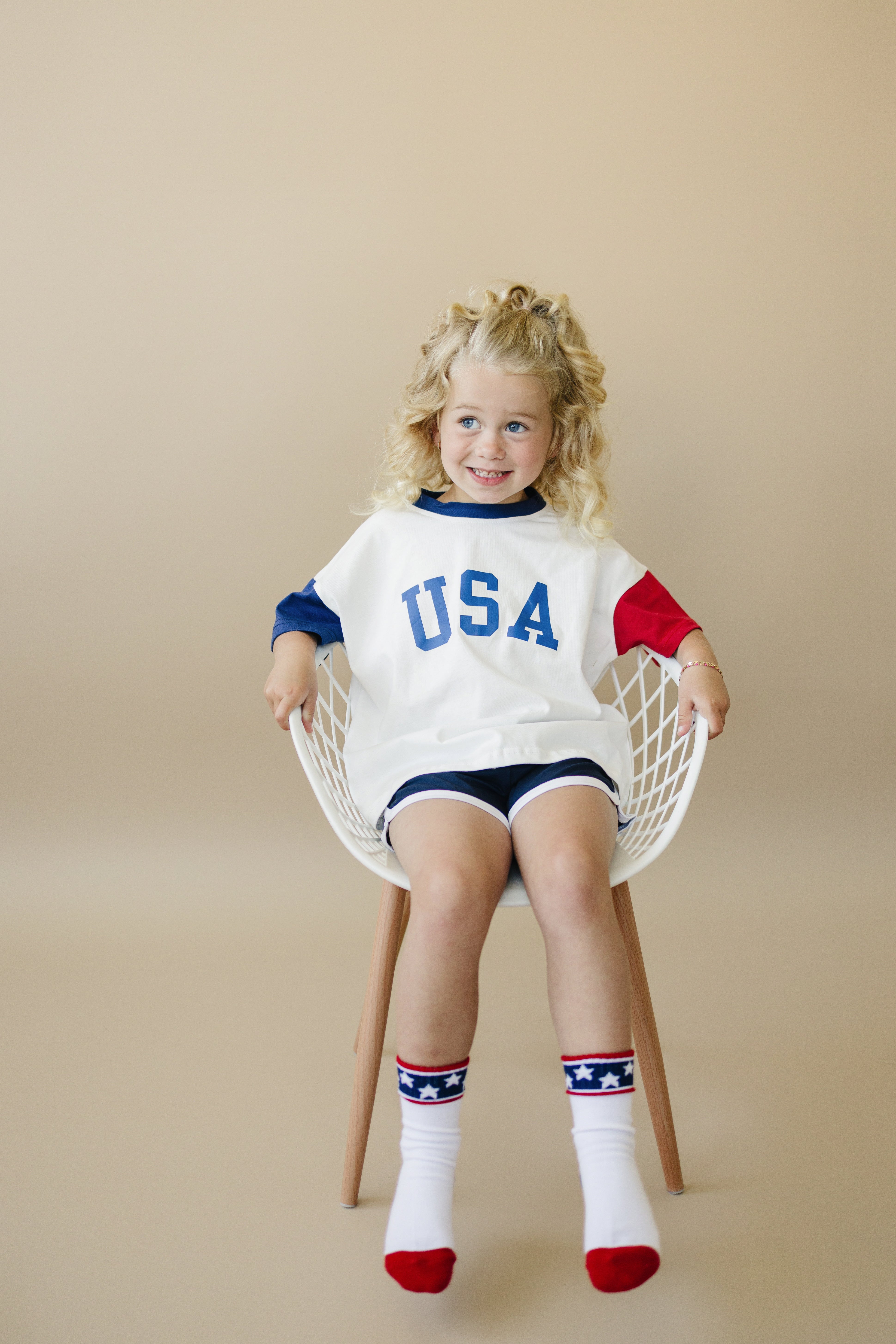 Stars And Stripes 4th Of July Socks - Infant, Toddler, Youth & Adult Sizes