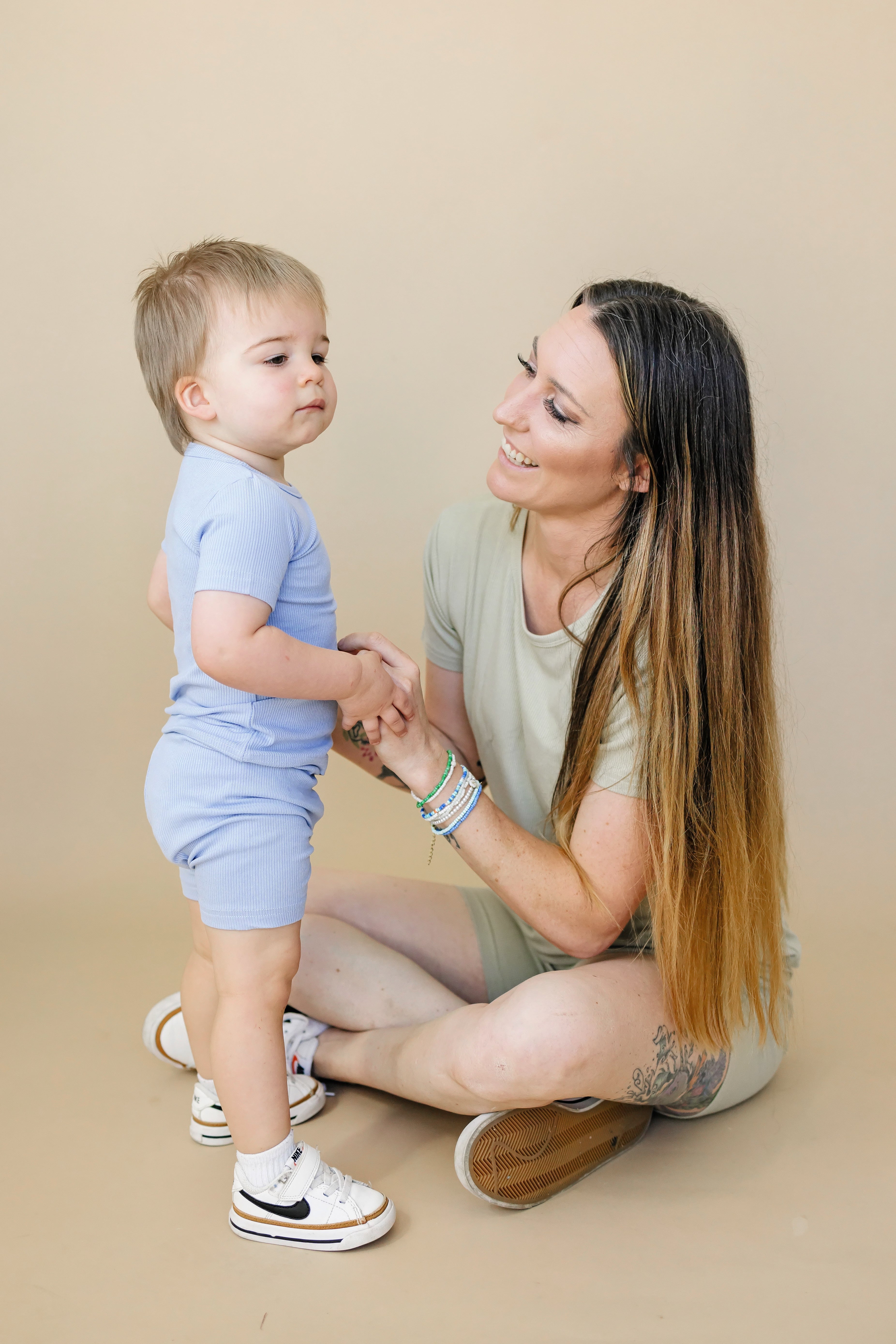 Solid Ribbed Bamboo 2pc Pajamas - More Colors