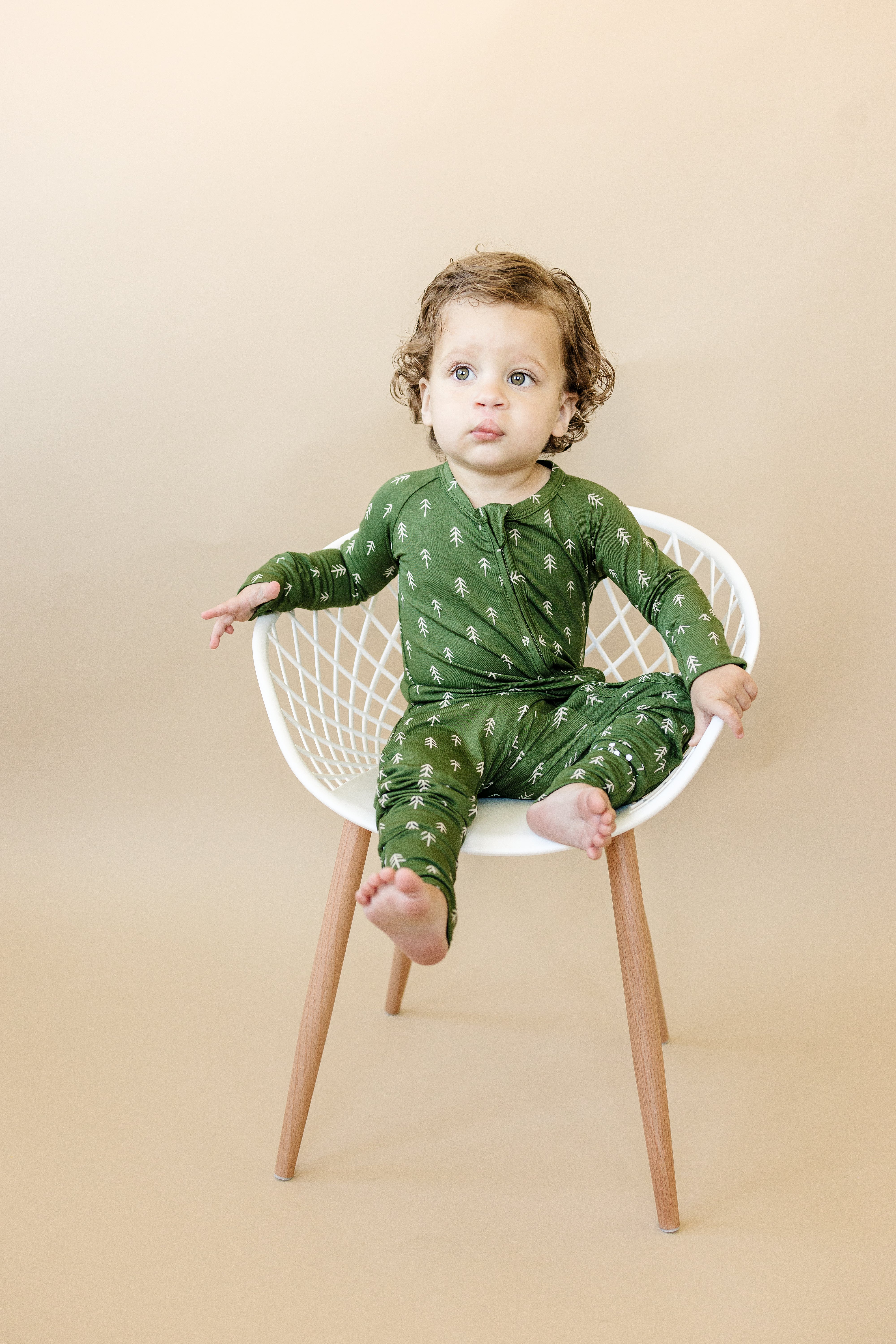 Evergreen Dreams Bamboo Zippy Pajamas