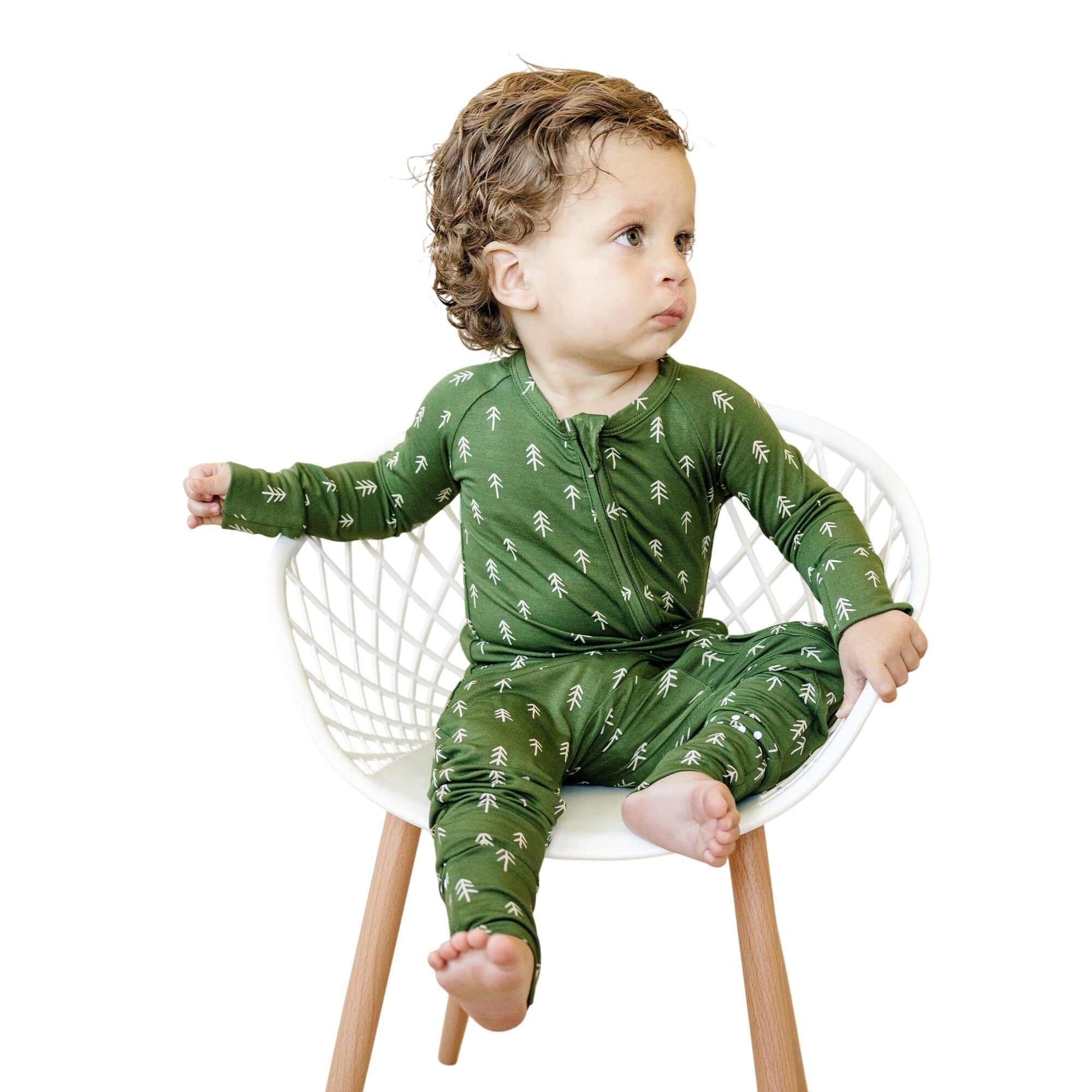 Evergreen Dreams Bamboo Zippy Pajamas
