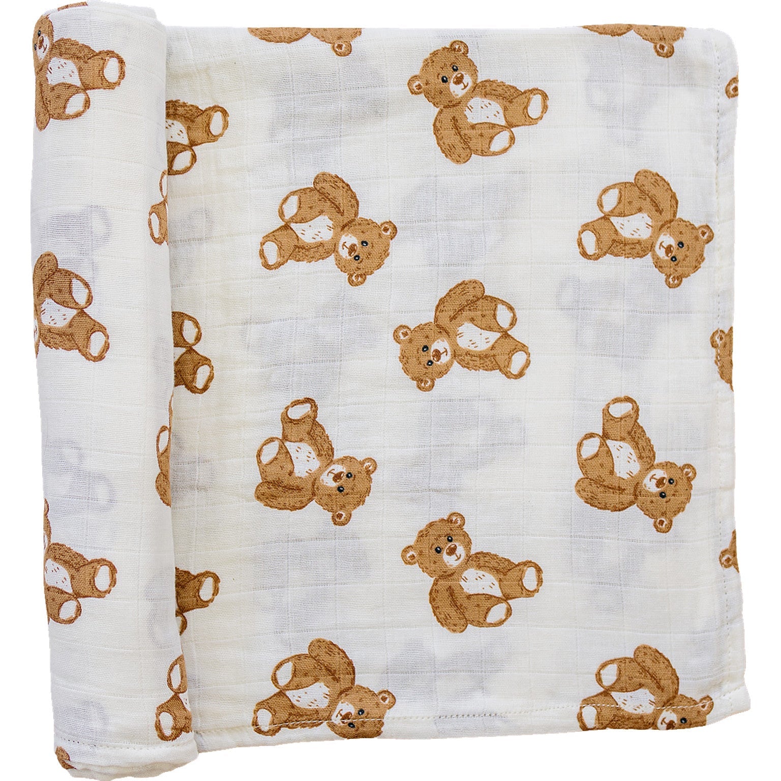 Teddy Bear Swaddle Blanket