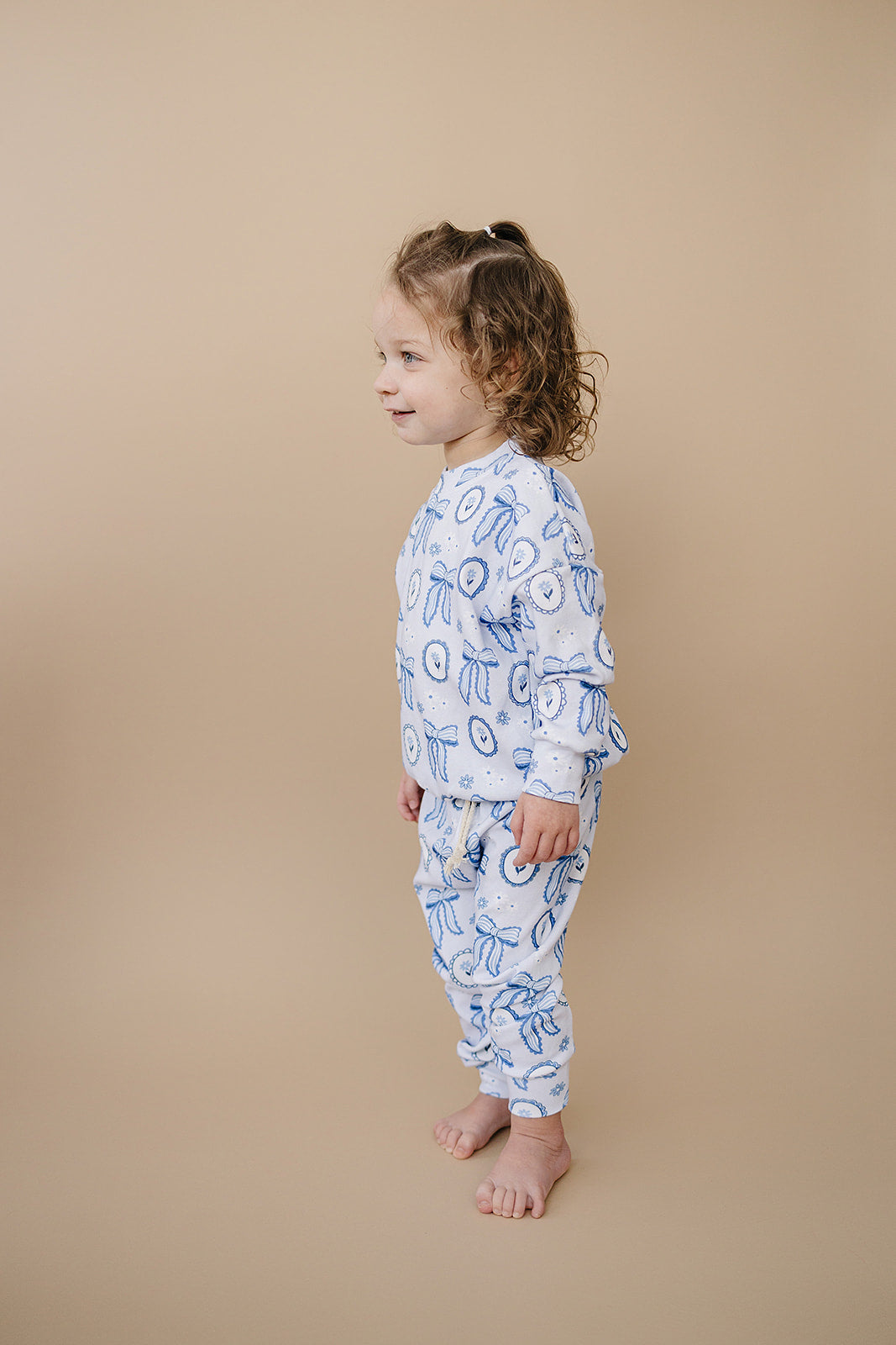 Jogger Set | Blue Bow