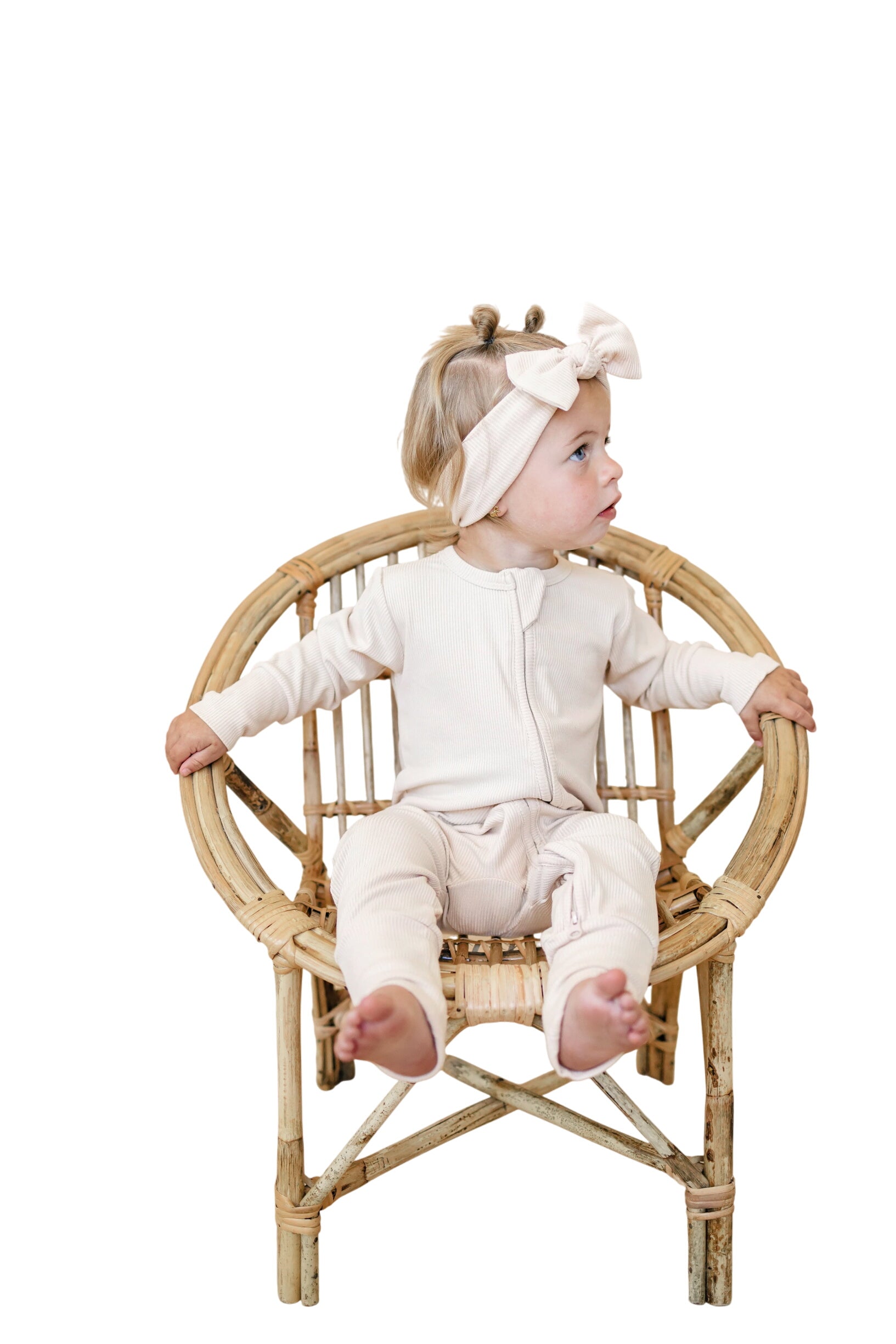 Solid Ribbed Bamboo Zippy Romper - More Colors