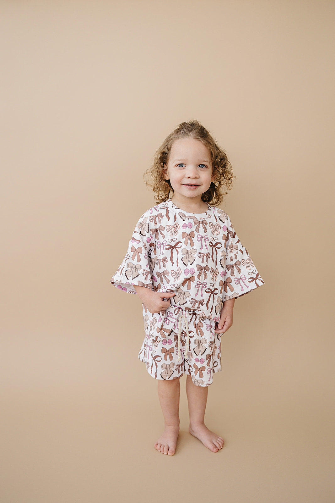 Shorts Set | Mocha Bows