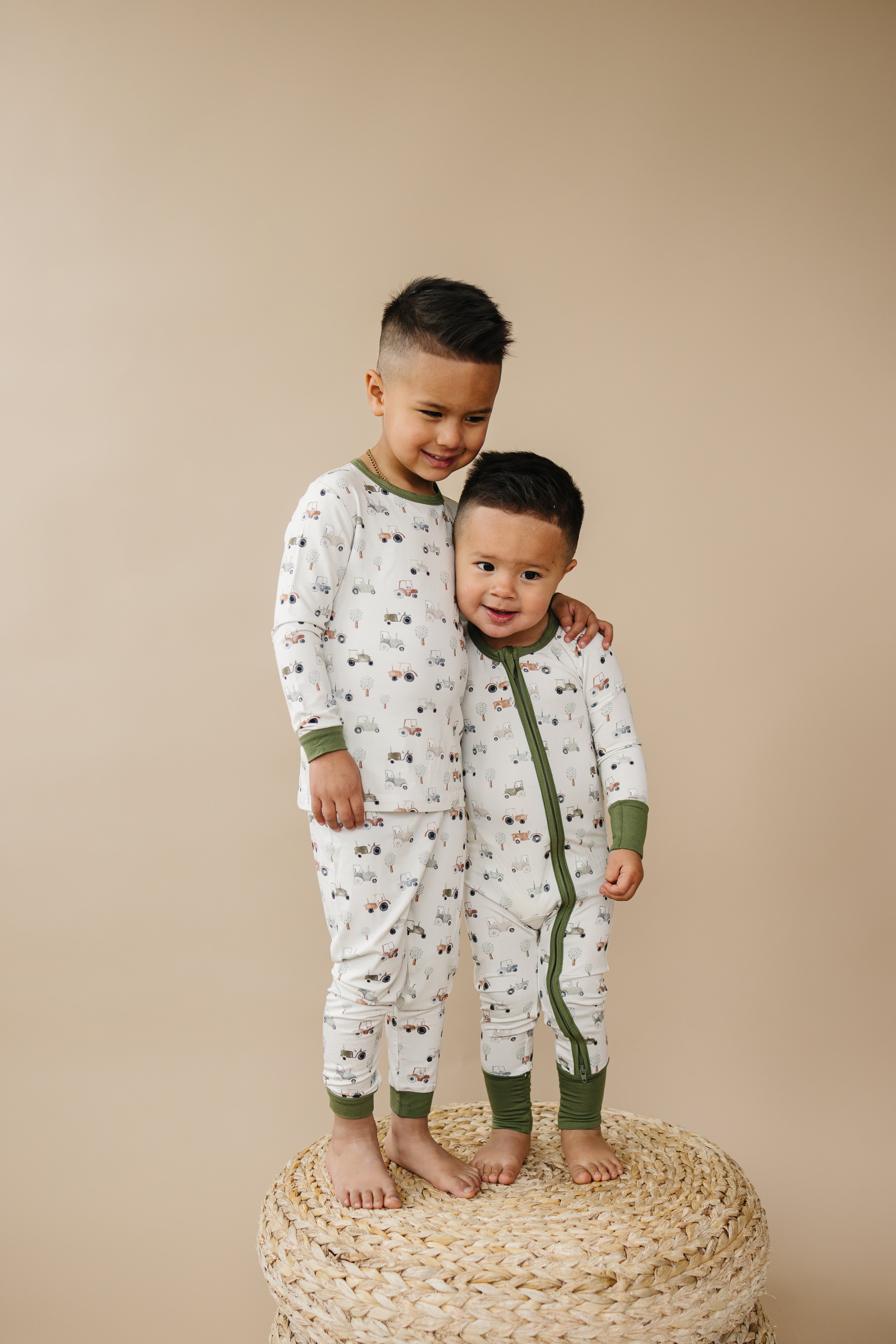 Tiny Tractors Bamboo Zippy Romper