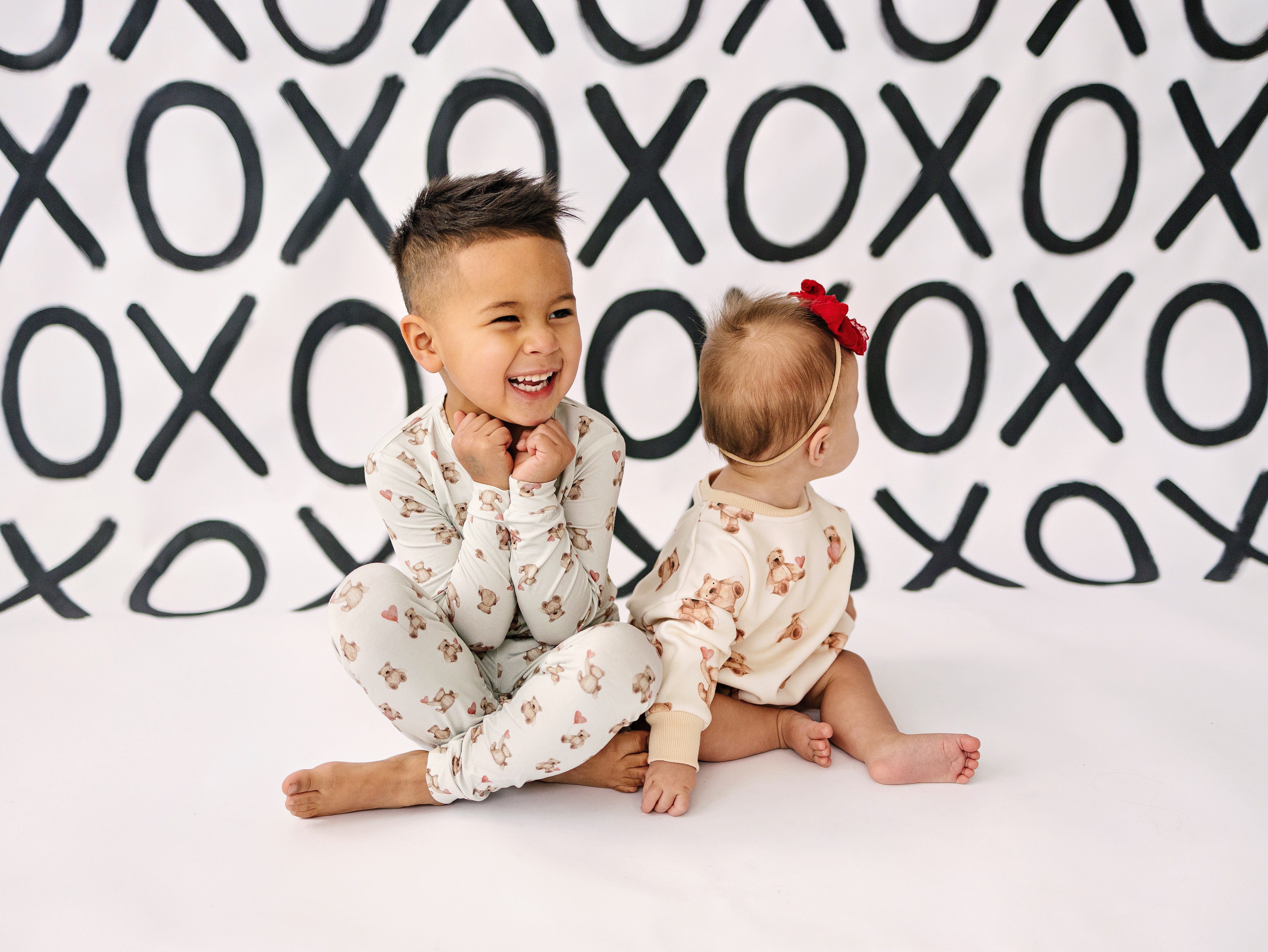 Teddy-gram 2pc Bamboo Pajama Set