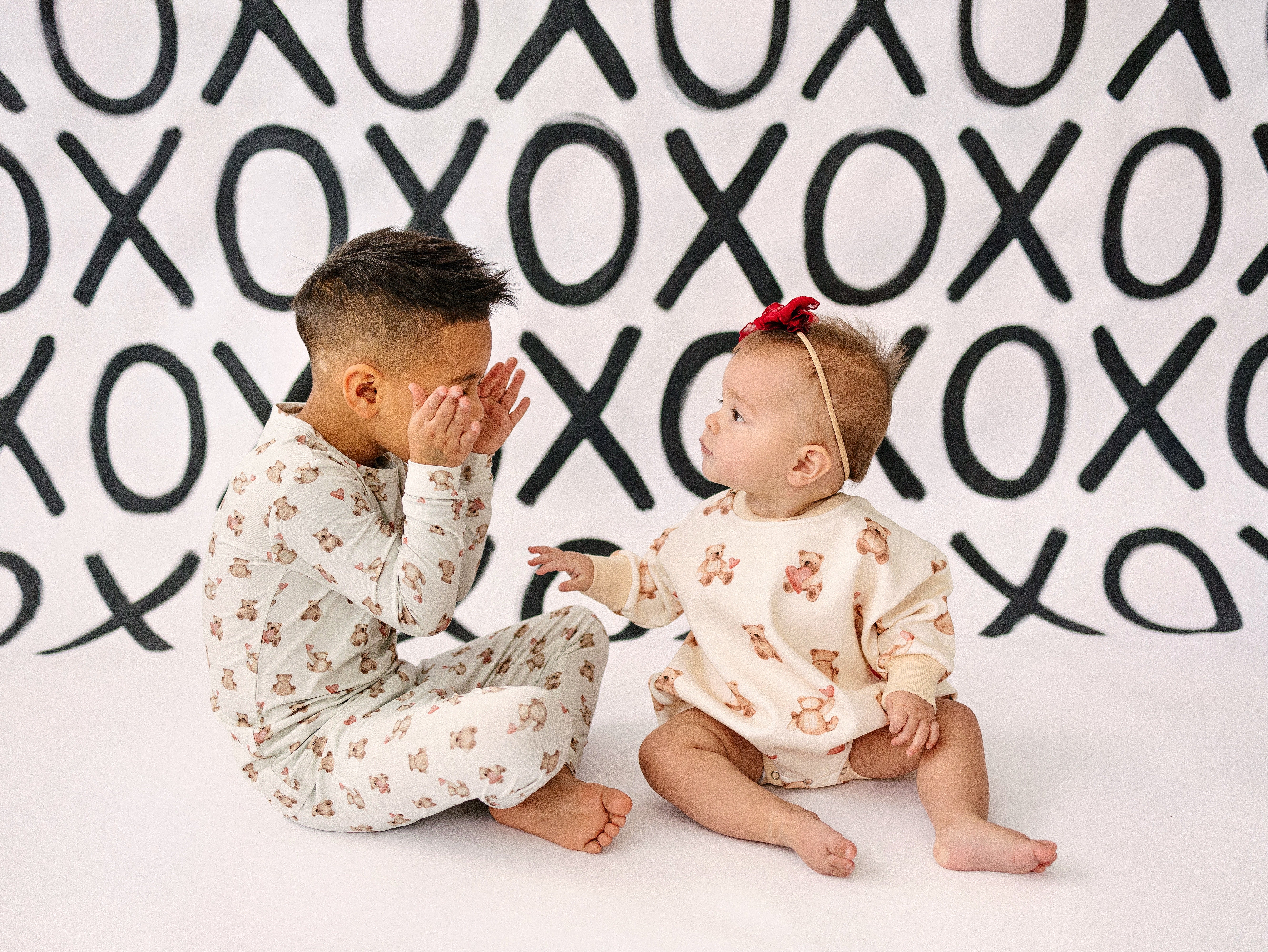 Teddy-gram 2pc Bamboo Pajama Set