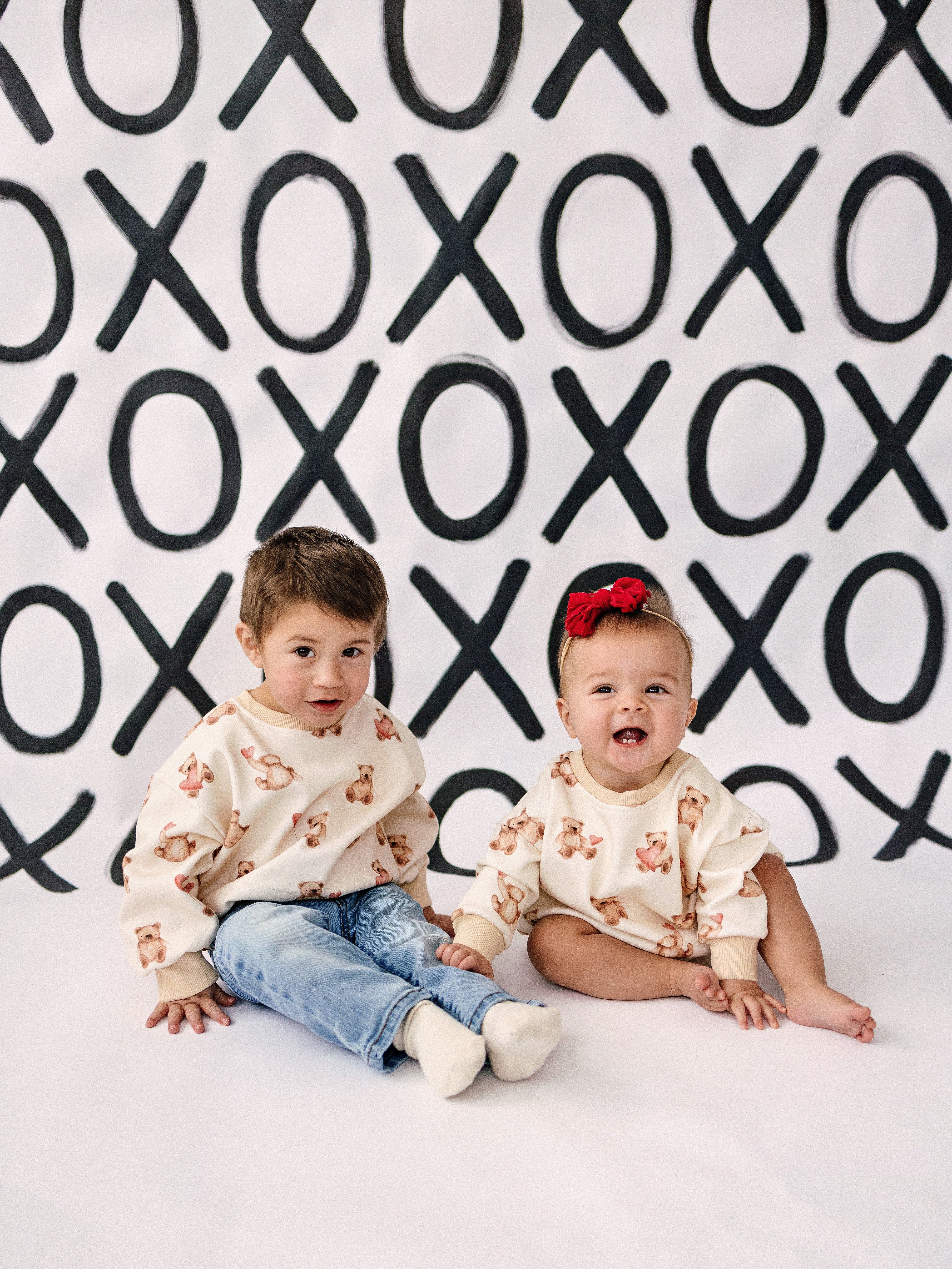 Teddy-gram Sweatshirt Romper