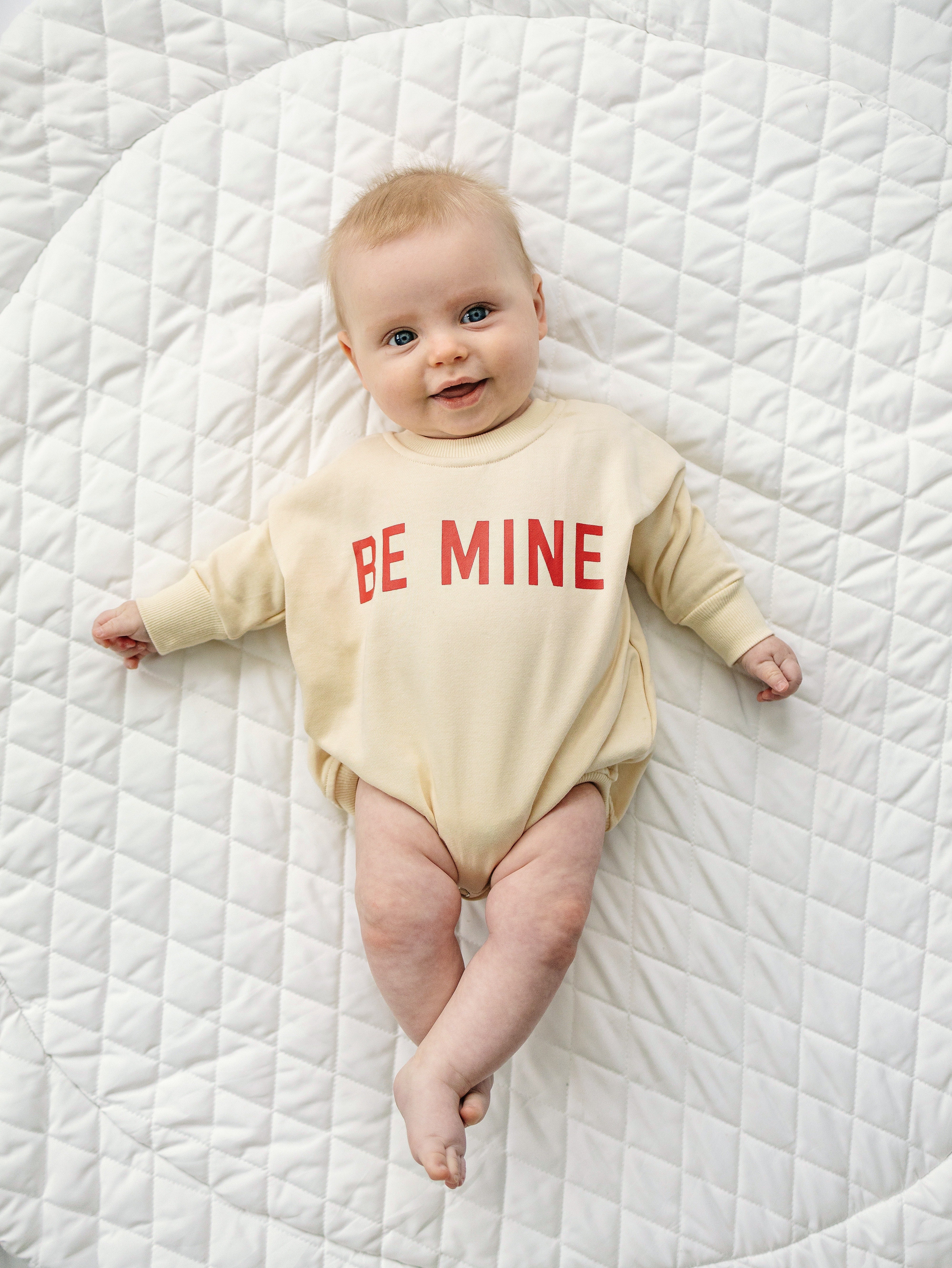 Be Mine Sweatshirt Romper - More Colors
