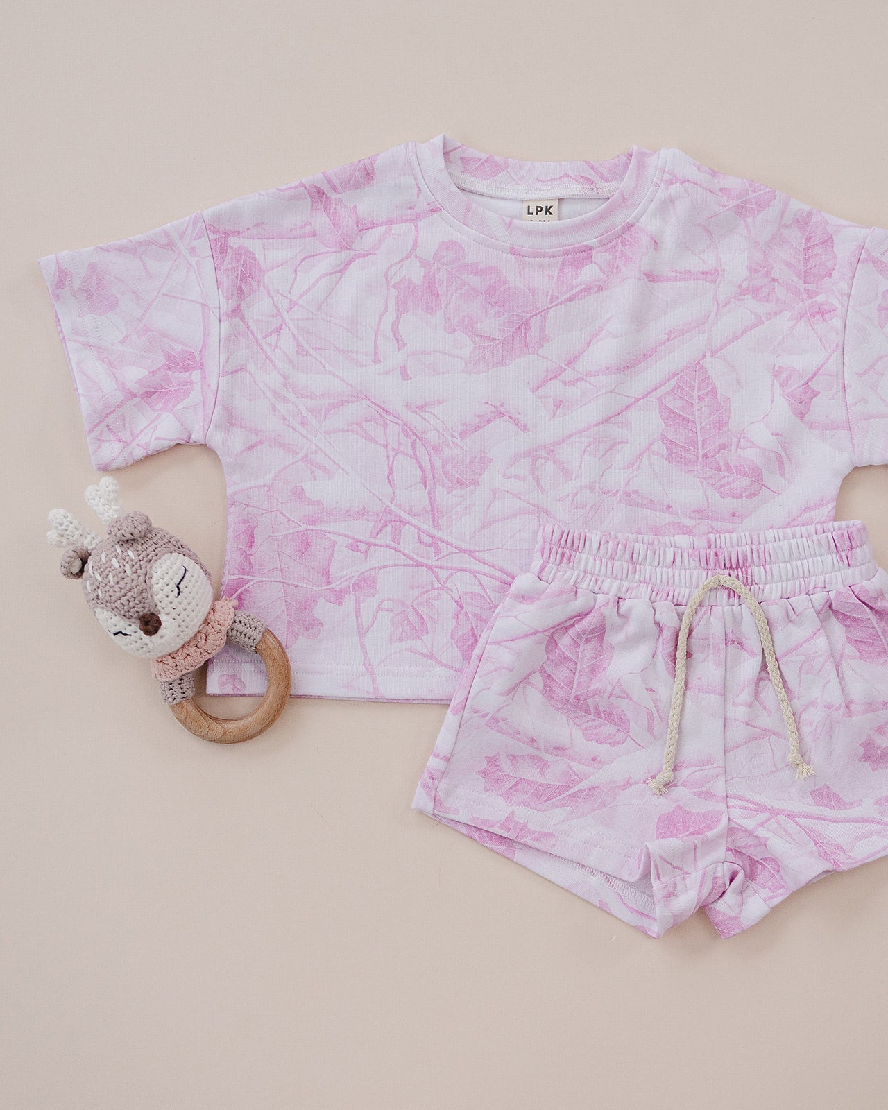 Shorts Set | Pink Camo