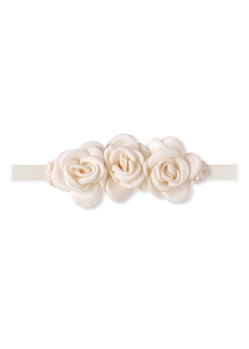 Ivory Faux Flowers Headband
