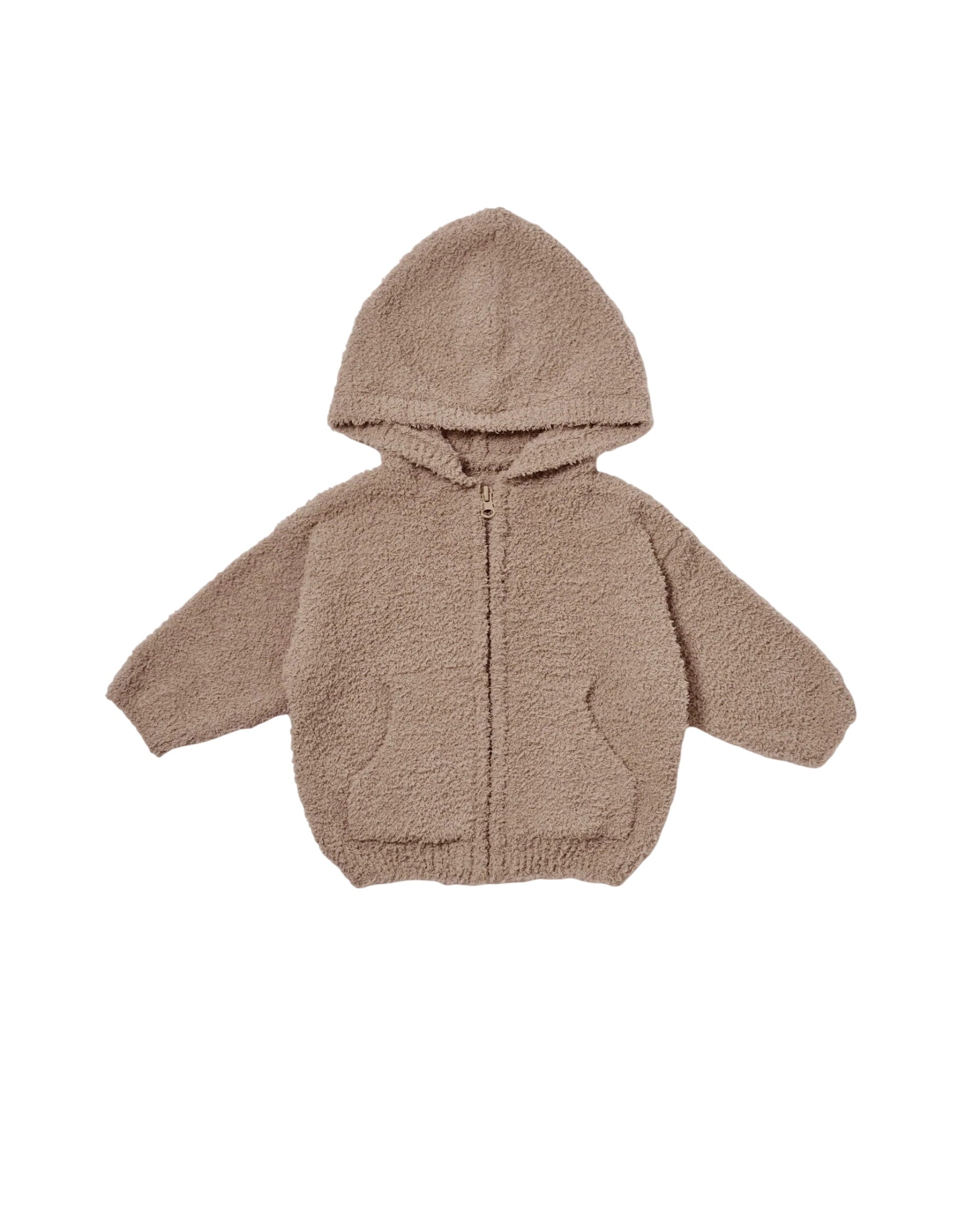 Zip Up Hoodie - Fuzzy