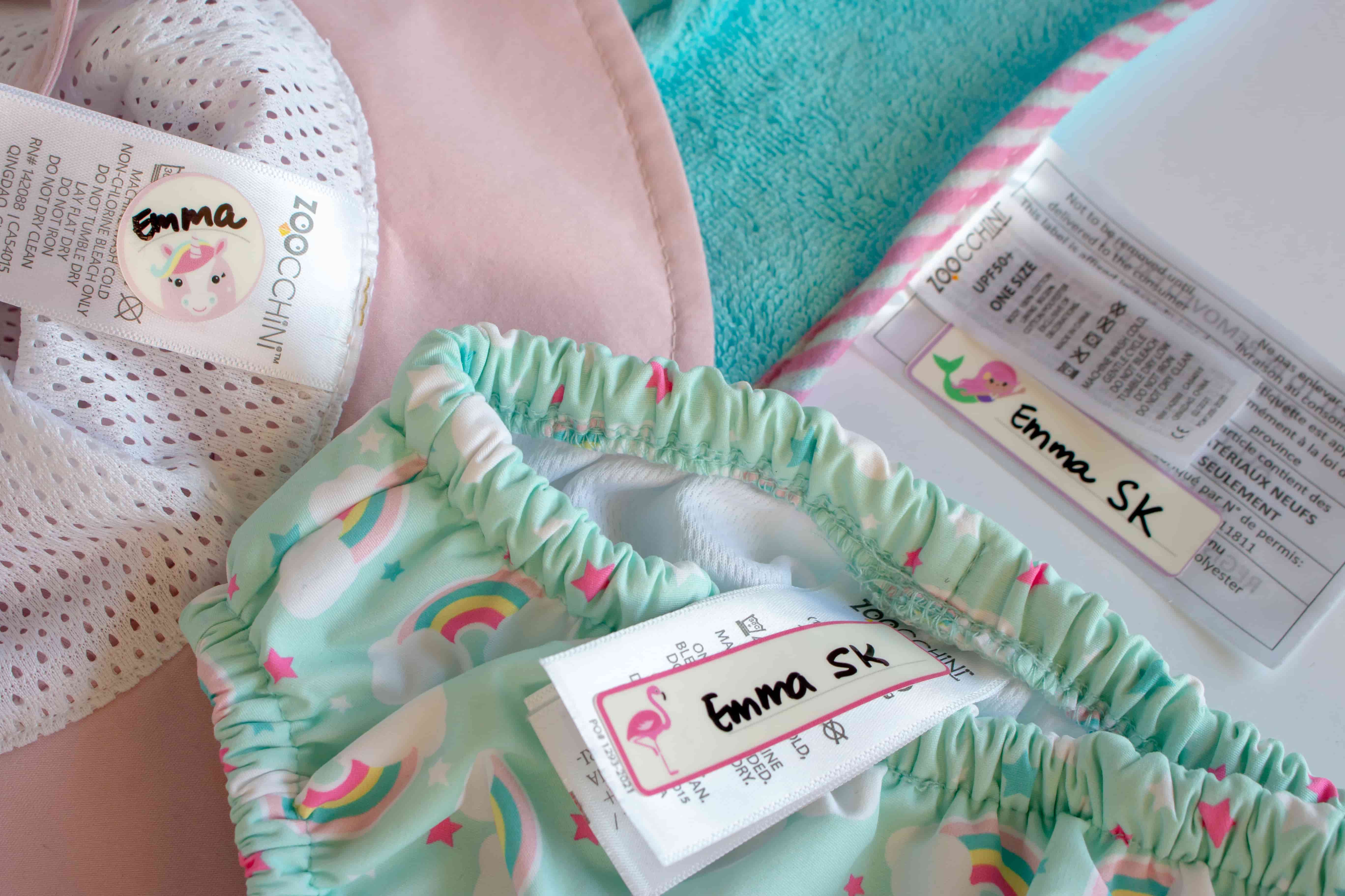 Waterproof Multi Purpose Name Labels - Allie The Alicorn & Friends