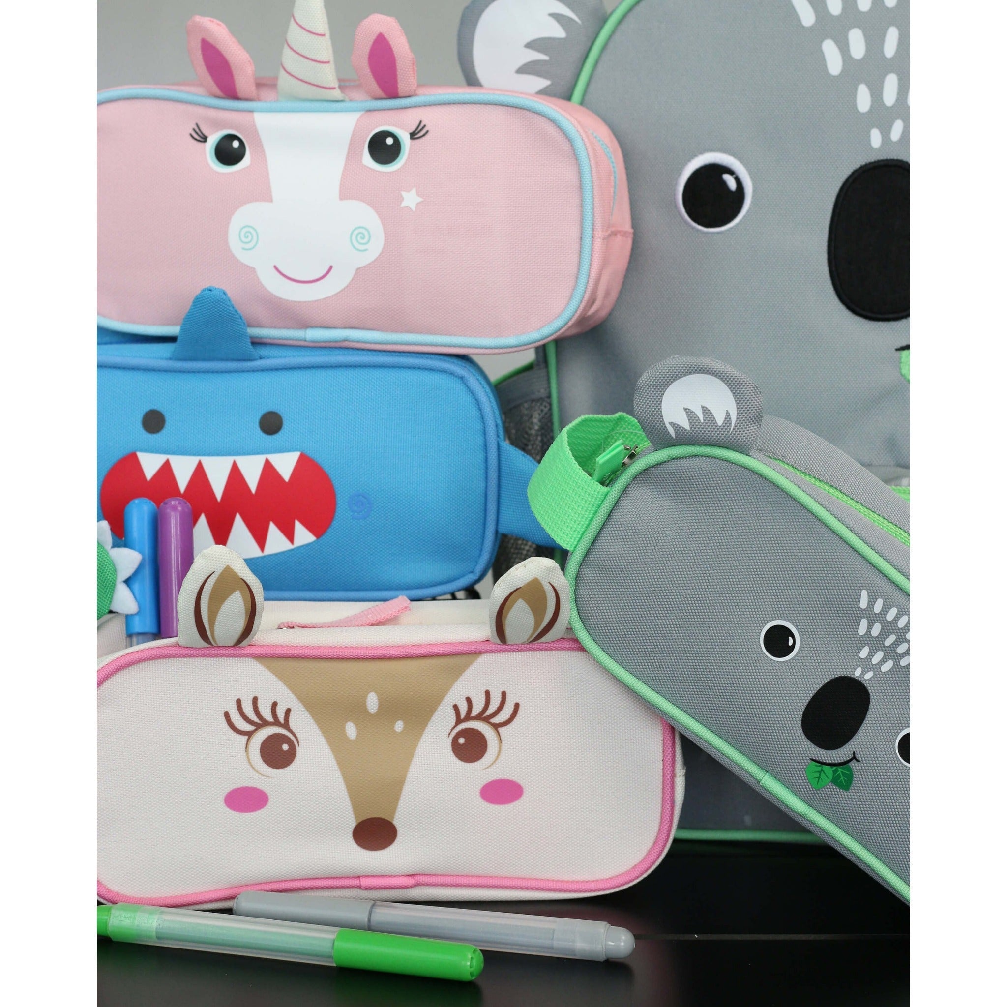 Kids Pencil Case Pouch - Sherman The Shark
