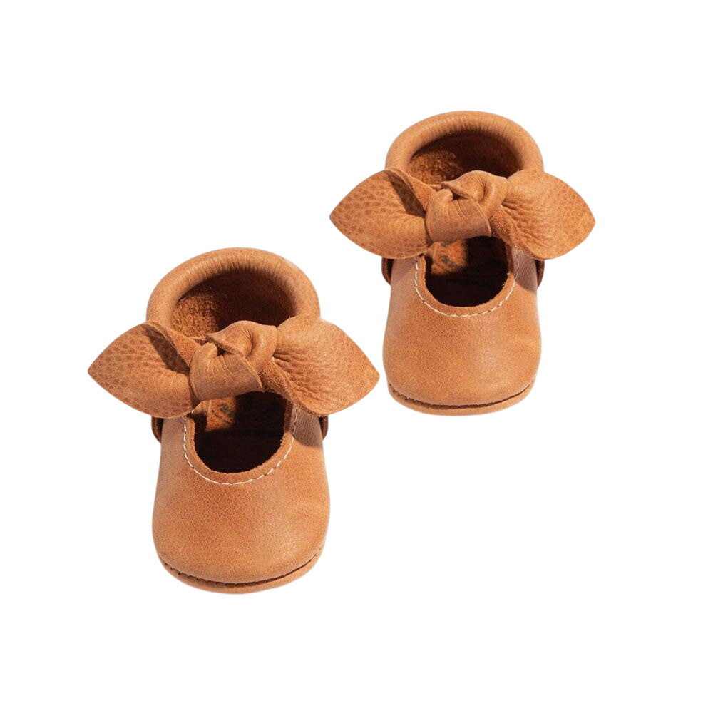 Zion Knotted Bow Baby Shoe
