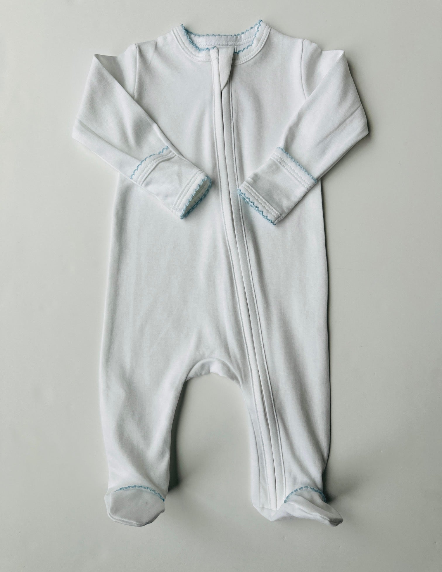 Pima Cotton Zipper Footies Infant Apparel
