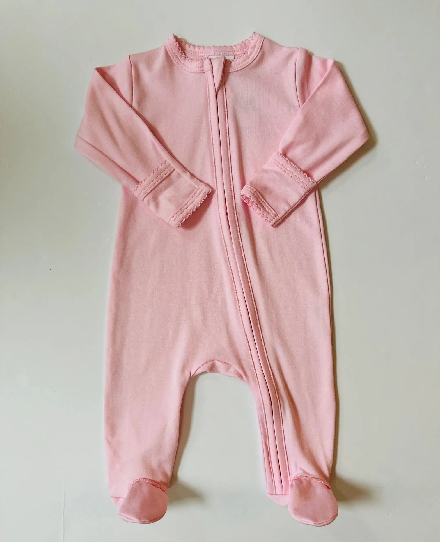 Pima Cotton Zipper Footies Infant Apparel