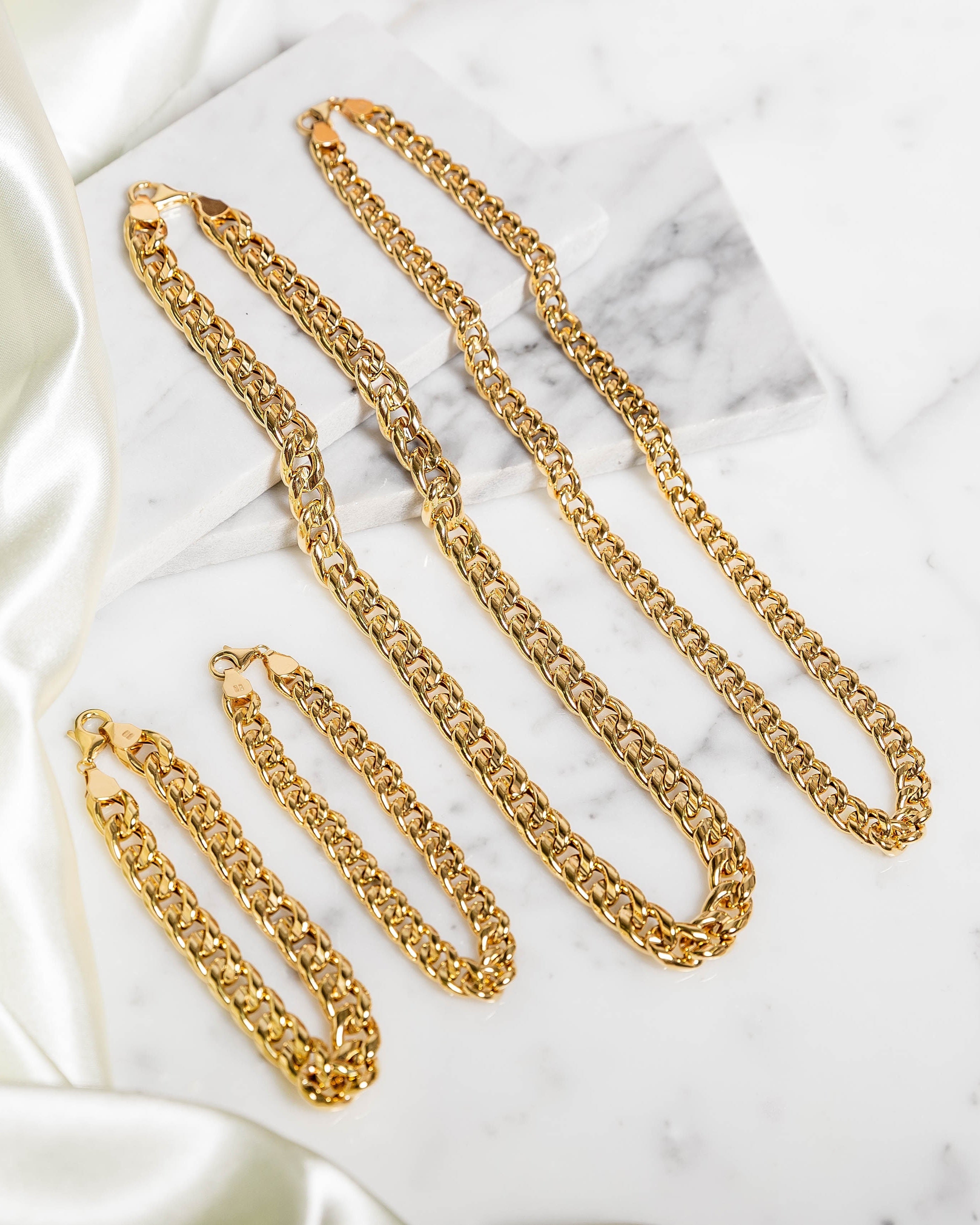 14k Large Miami Cuban Link Necklace