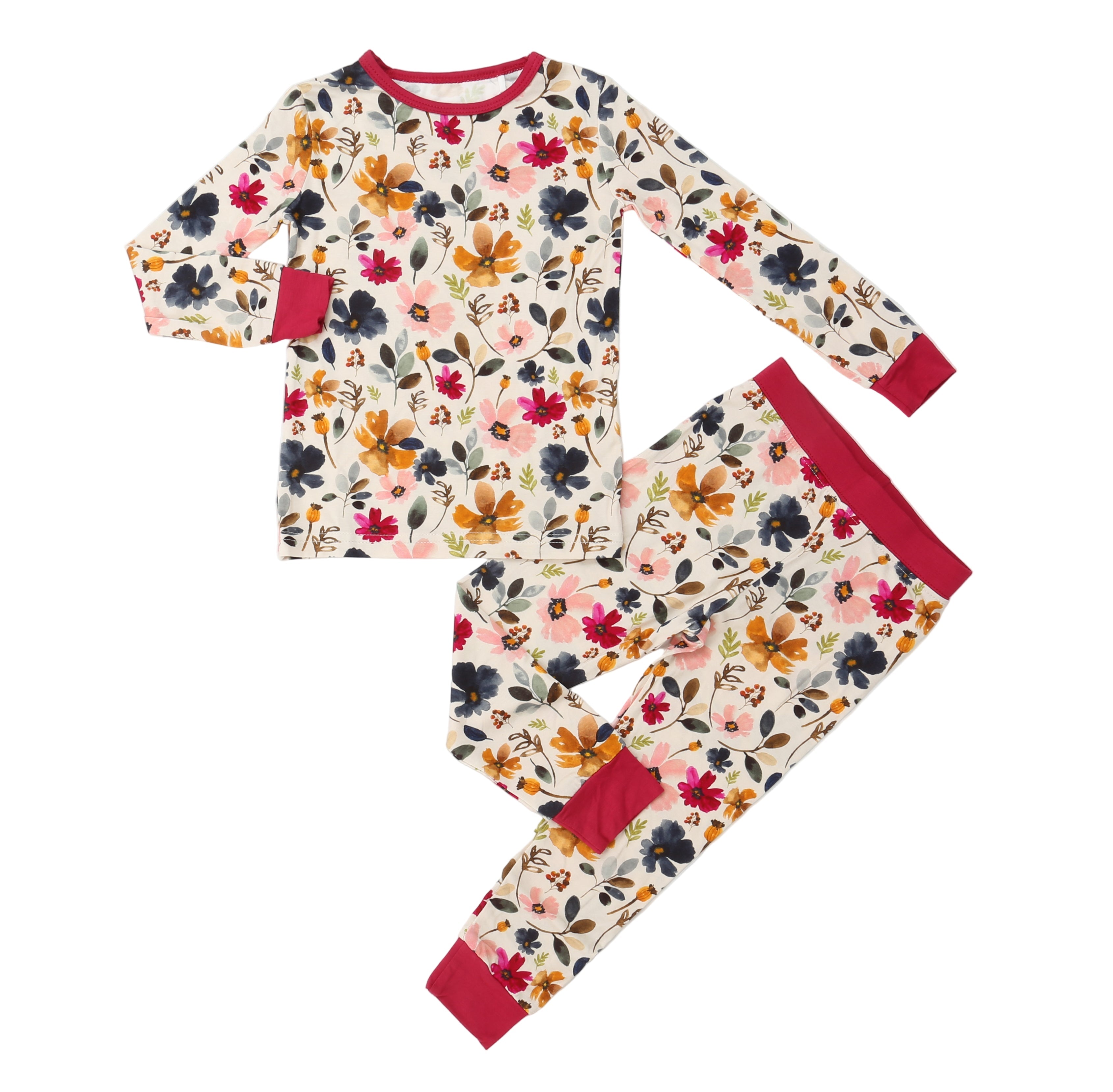 Autumn Blossoms Pajama Set