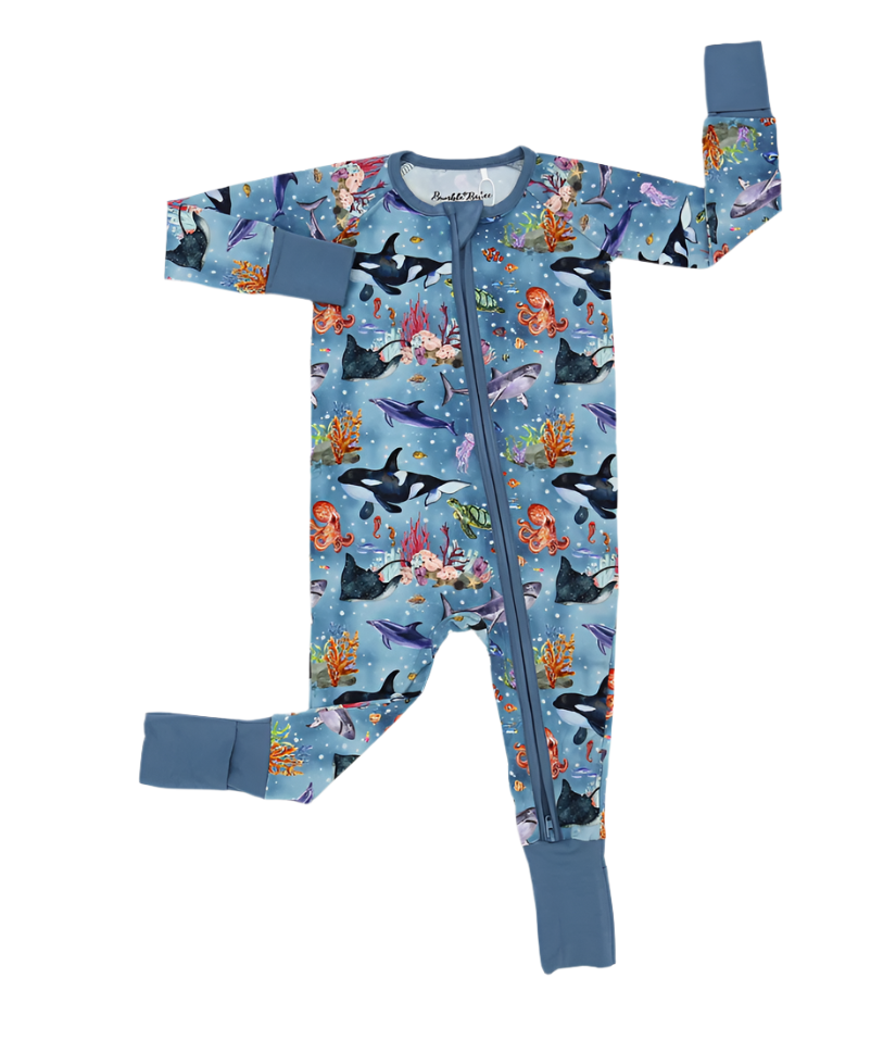 Sleepy Seas Convertible Footie