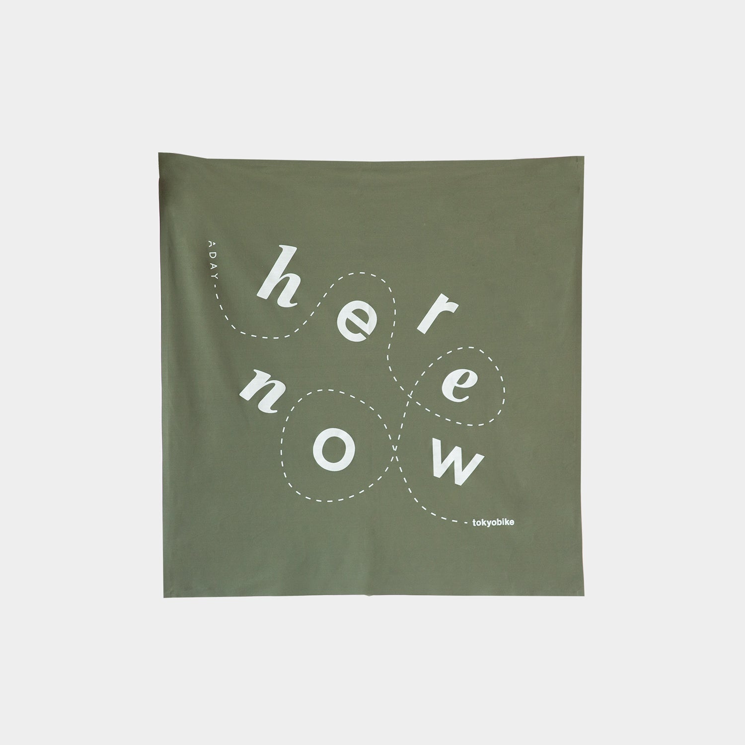 Here. Now. Bandana, Moss Green