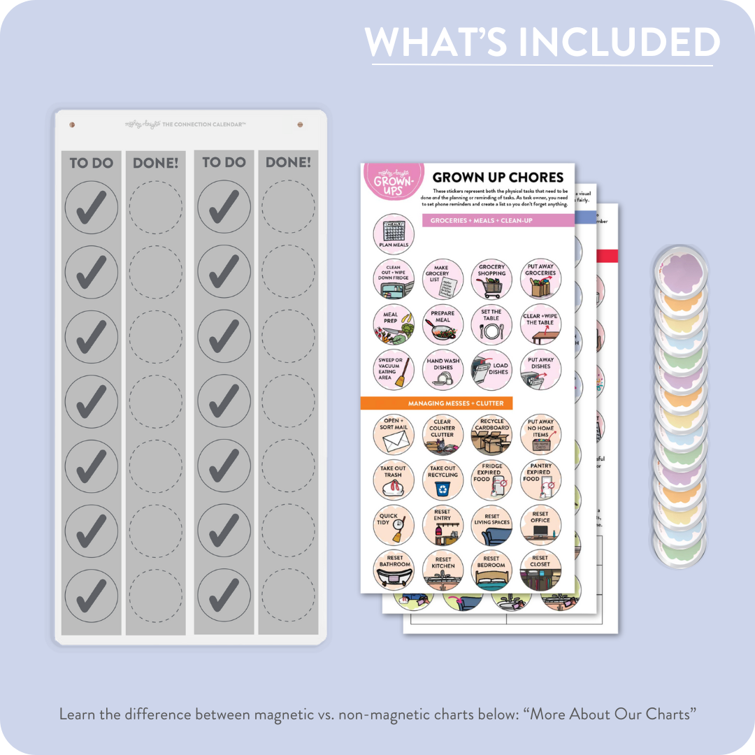 Adult Chore Chart For Individuals & Adhd