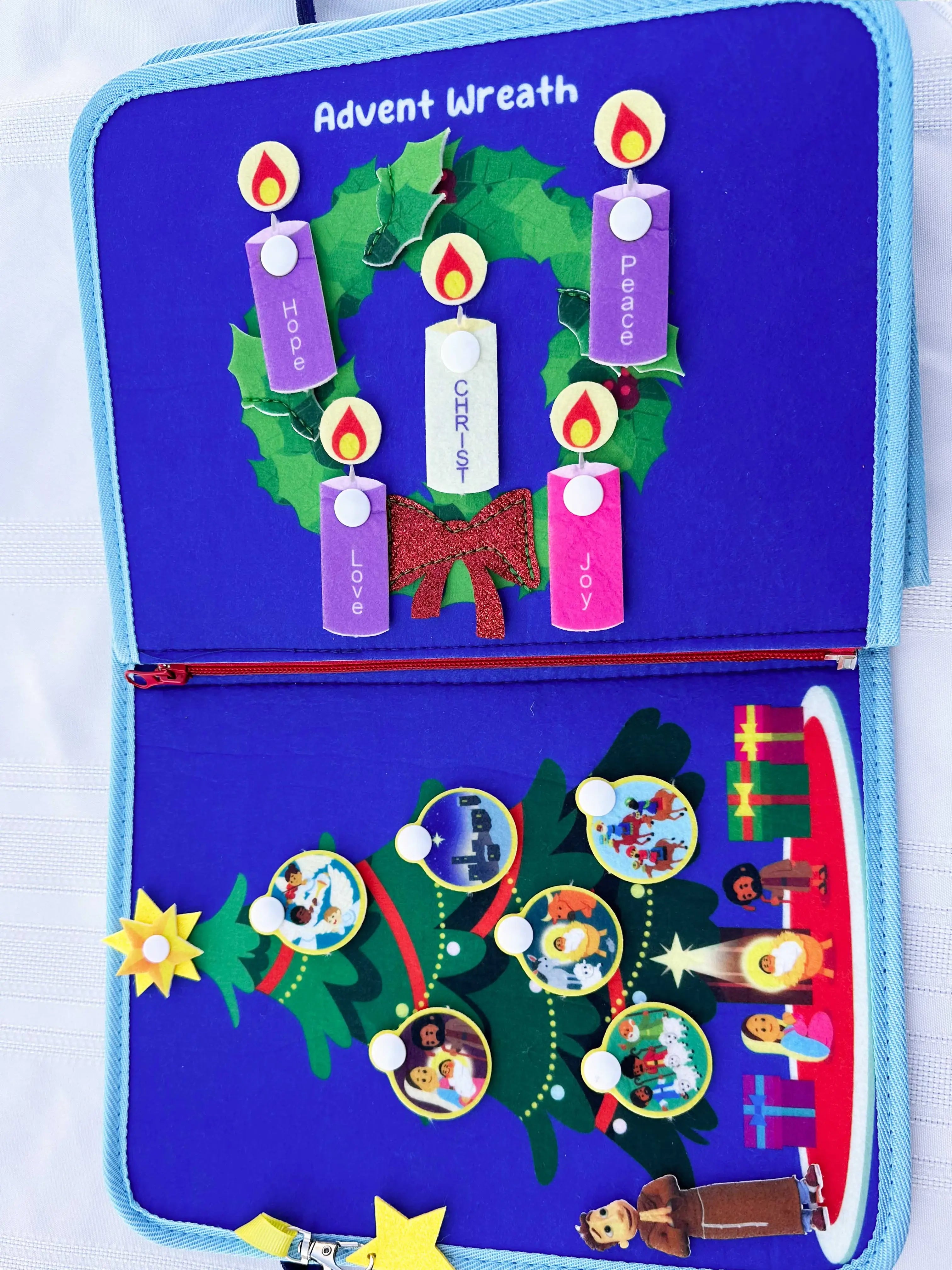 My Pray And Play Nativity Busy Book - A Quiet Felt Book