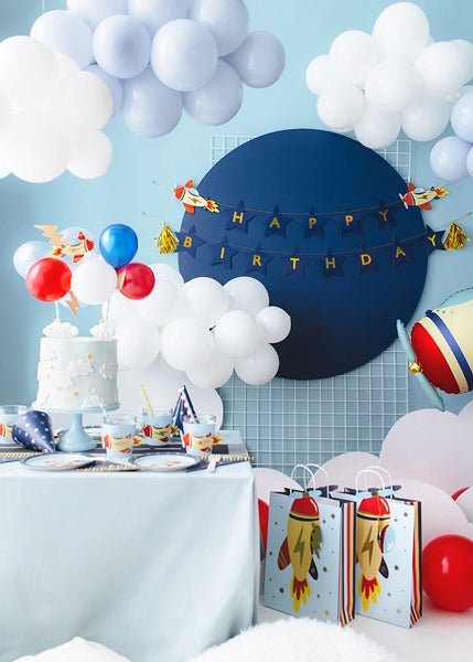 Airplane Balloon Cake Topper